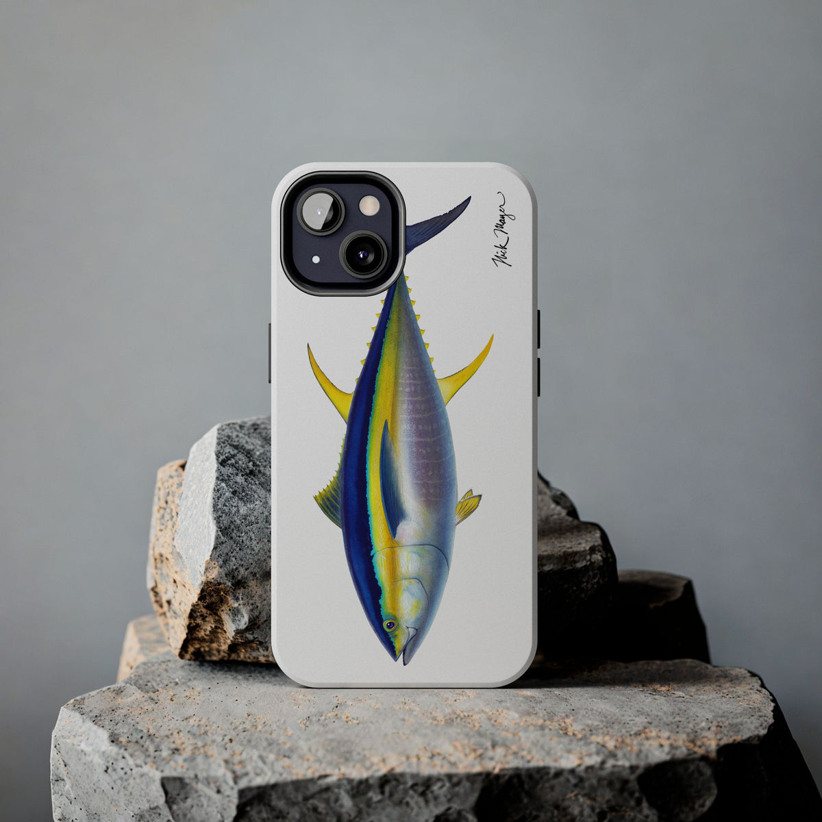 Yellowfin Tuna White Phone Case (iPhone) Printify