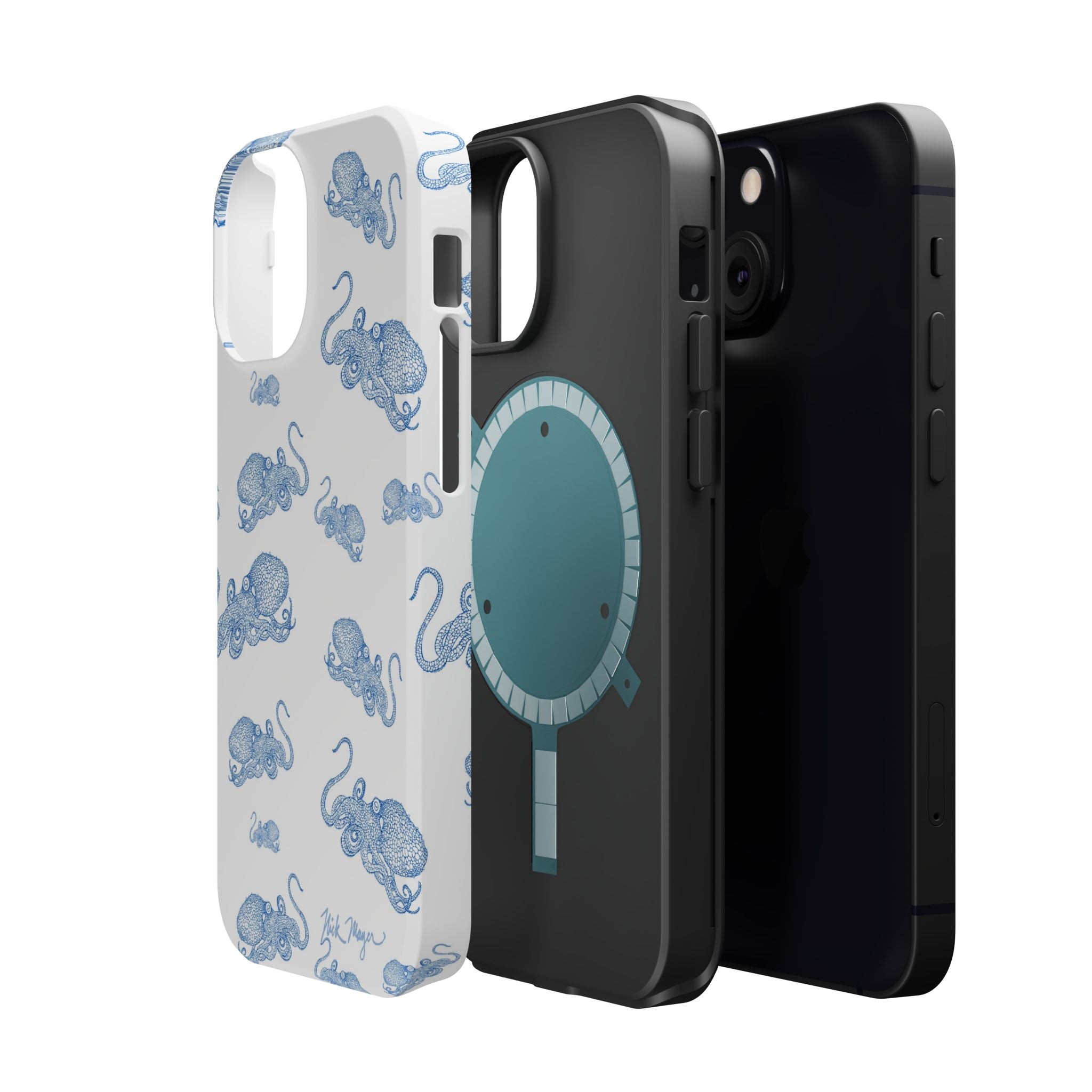 NEW Blue Octopus 2 MagSafe iPhone Case