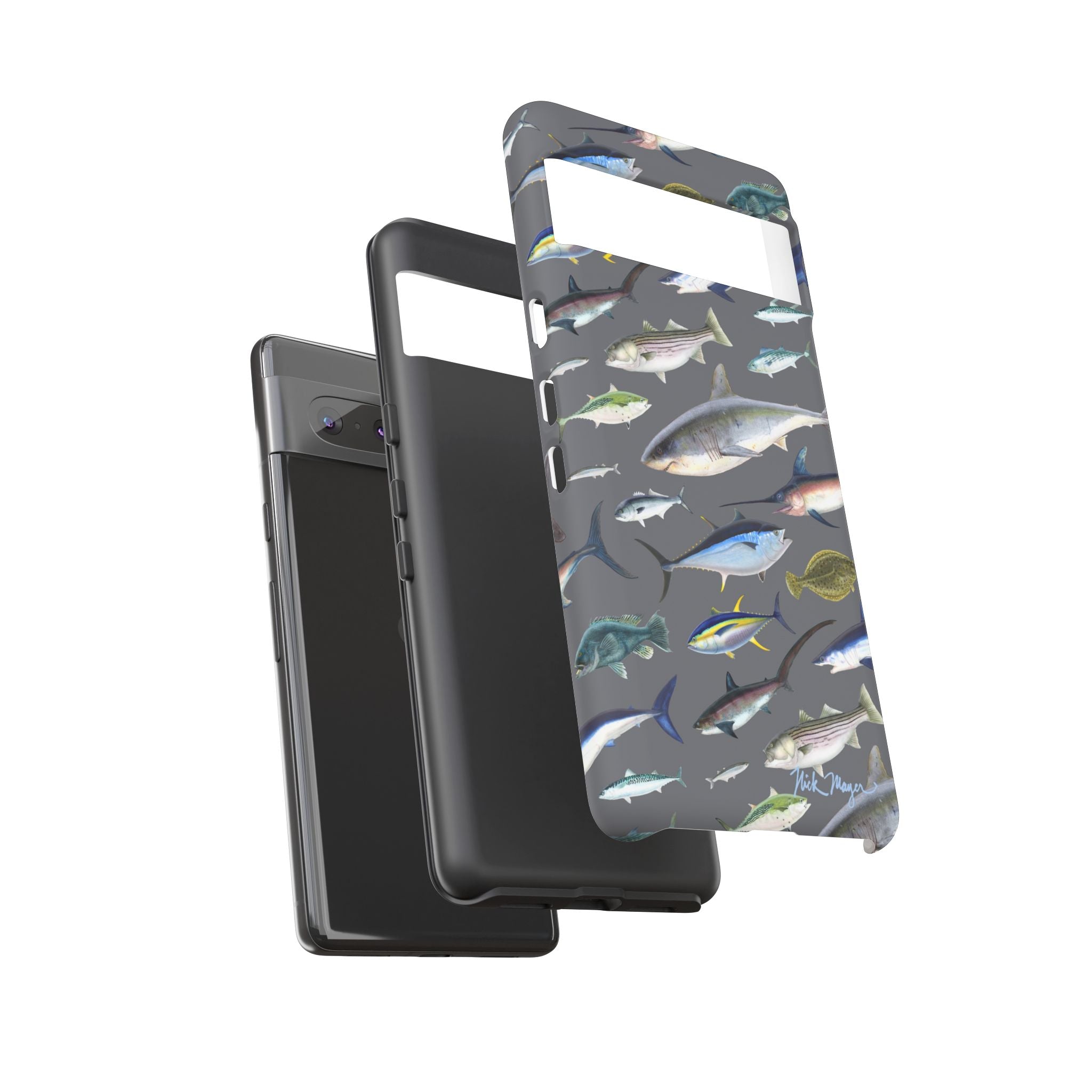 New England Offshore Fish Grey Phone Case, NEW!  (Samsung)