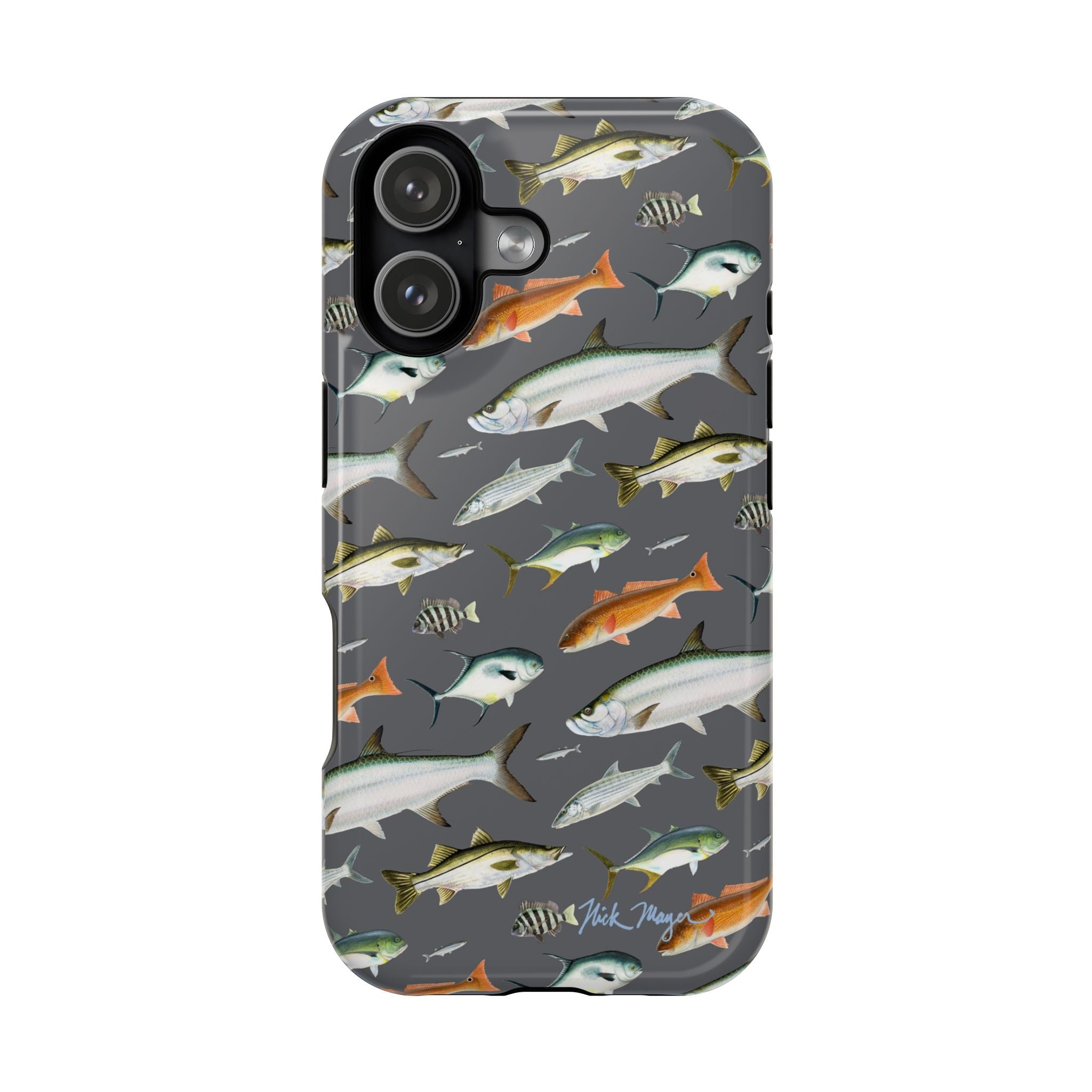 Southern Fish Grey MagSafe iPhone Case