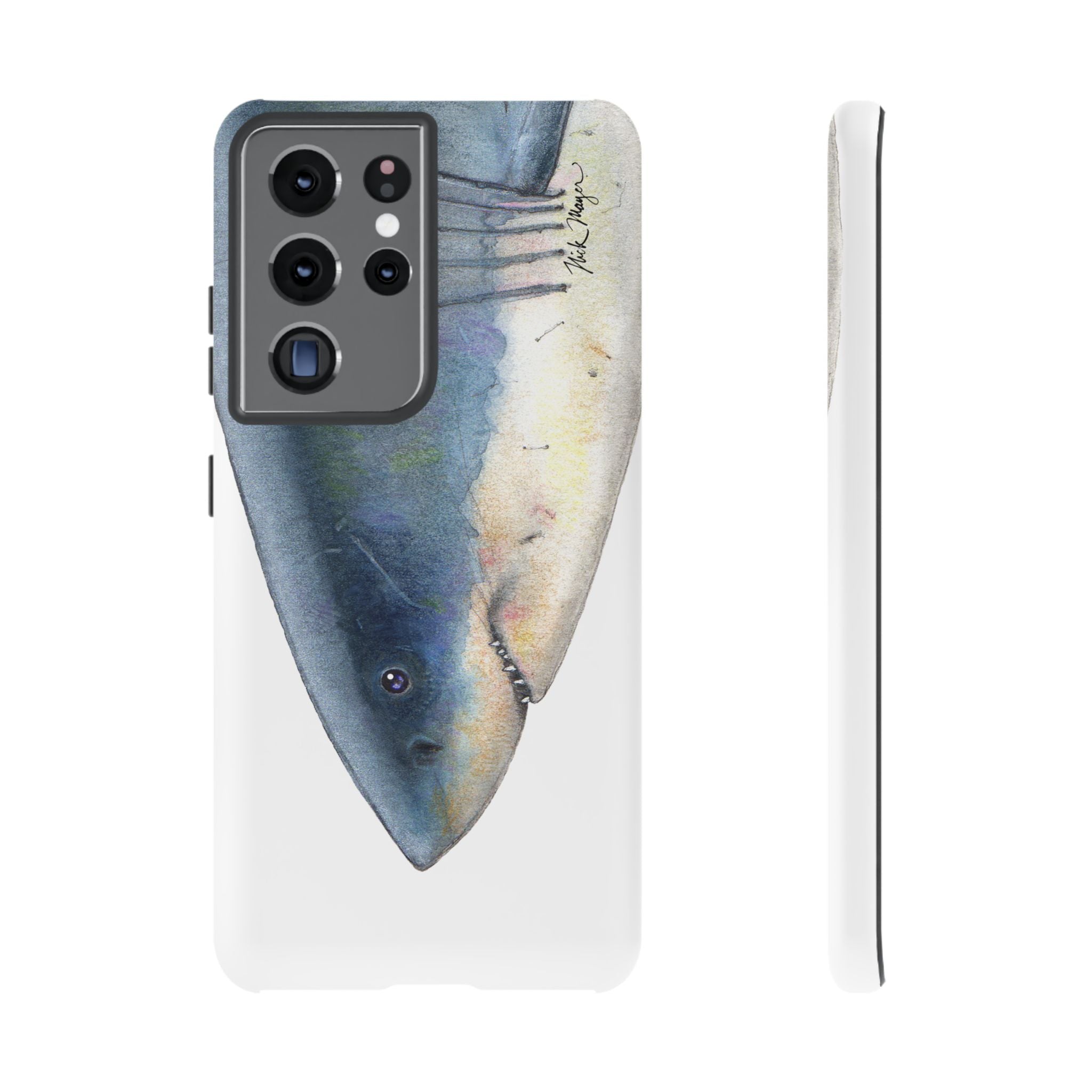 Great White Shark Face Phone Case (Samsung) Printify