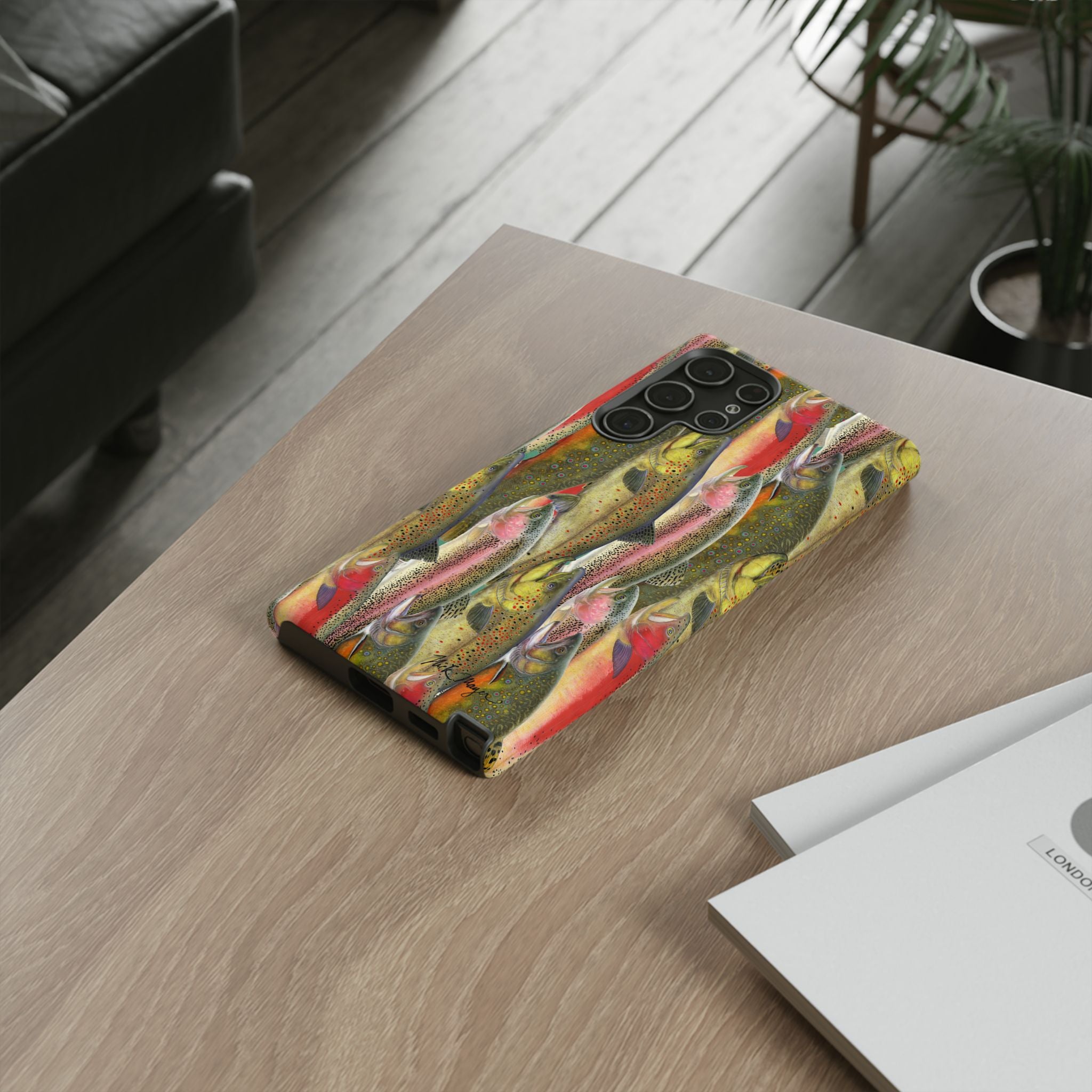 NEW Trout Angler Phone Case (Samsung) Printify