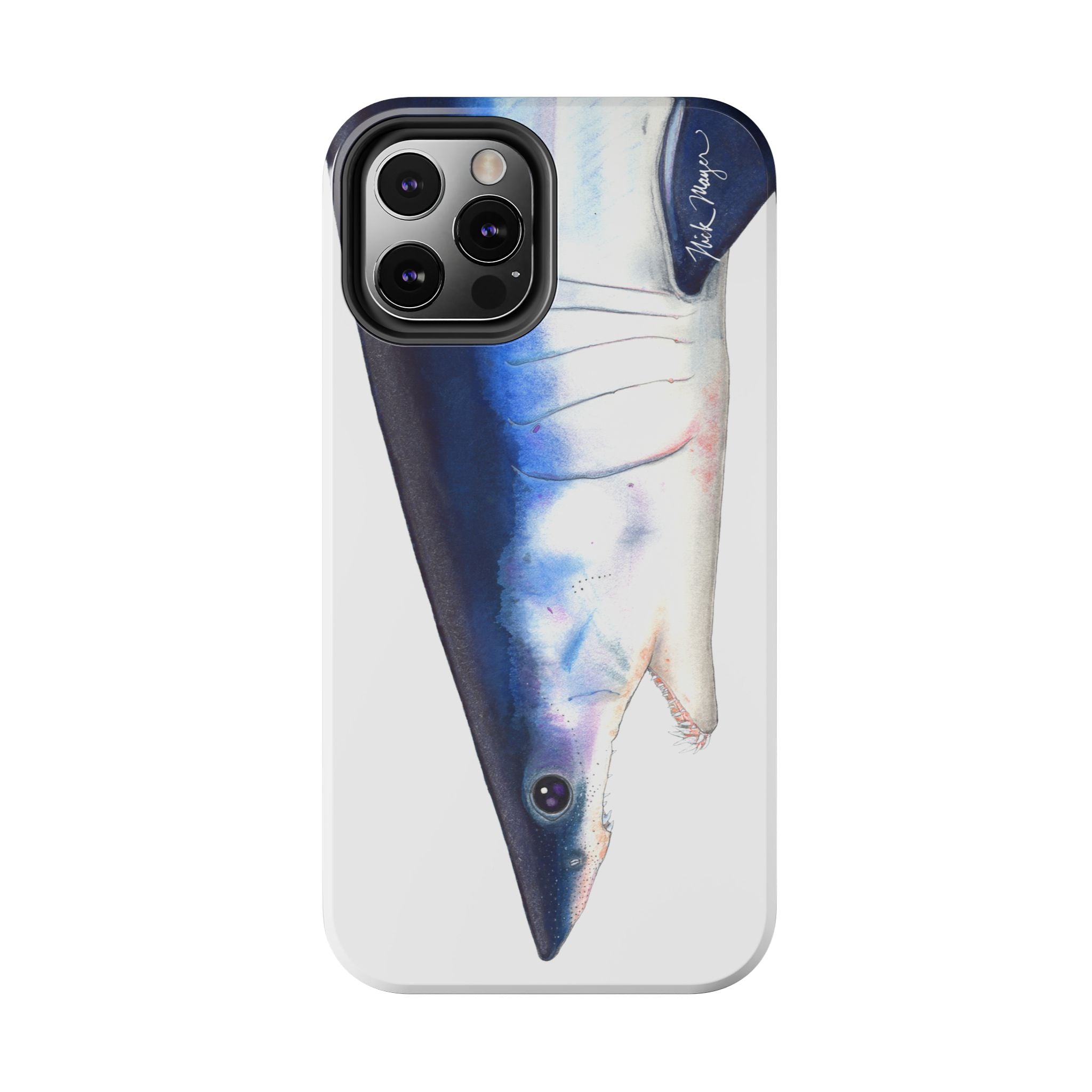 Mako Shark Face White Phone Case (iPhone)
