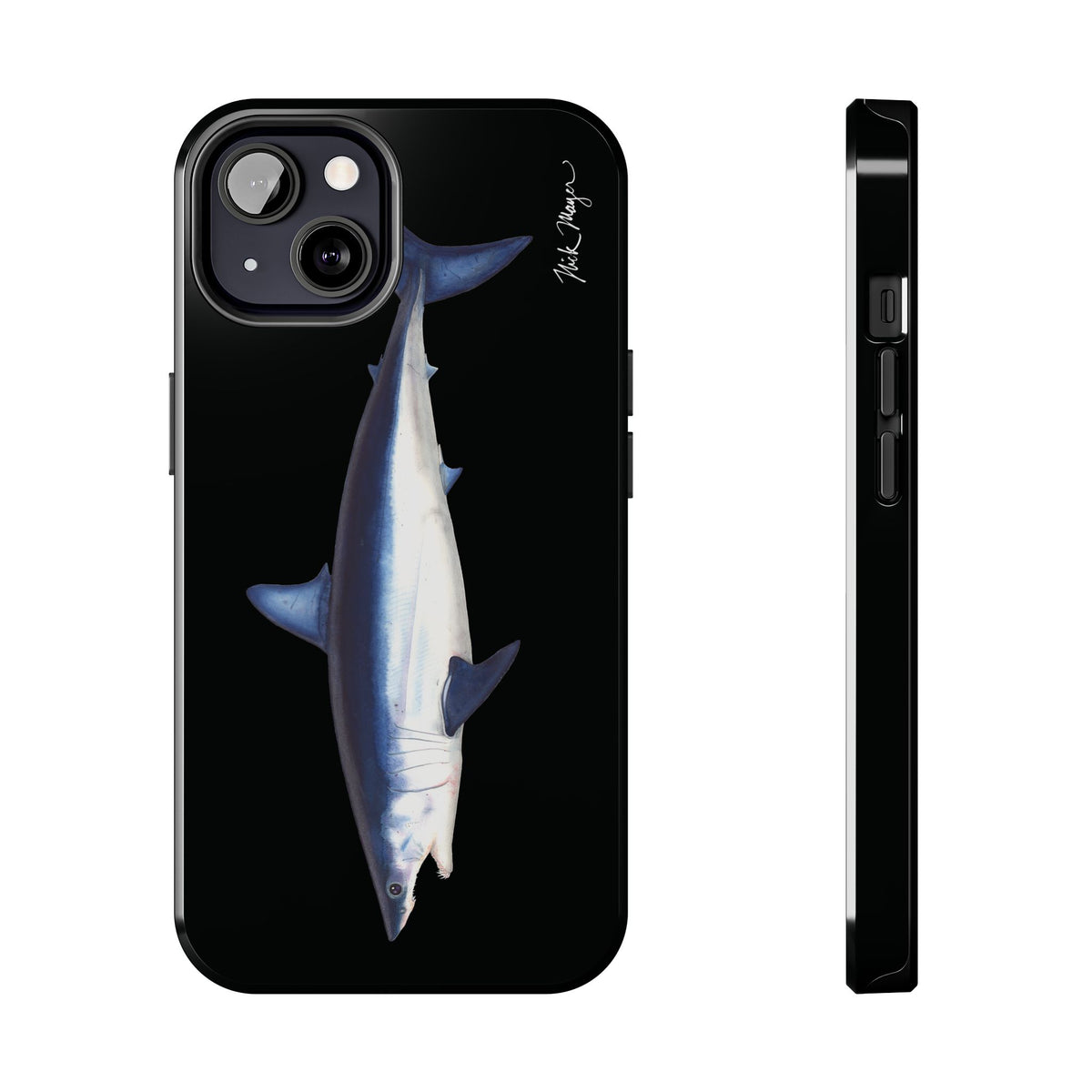 Mako Shark Black iPhone Case Printify