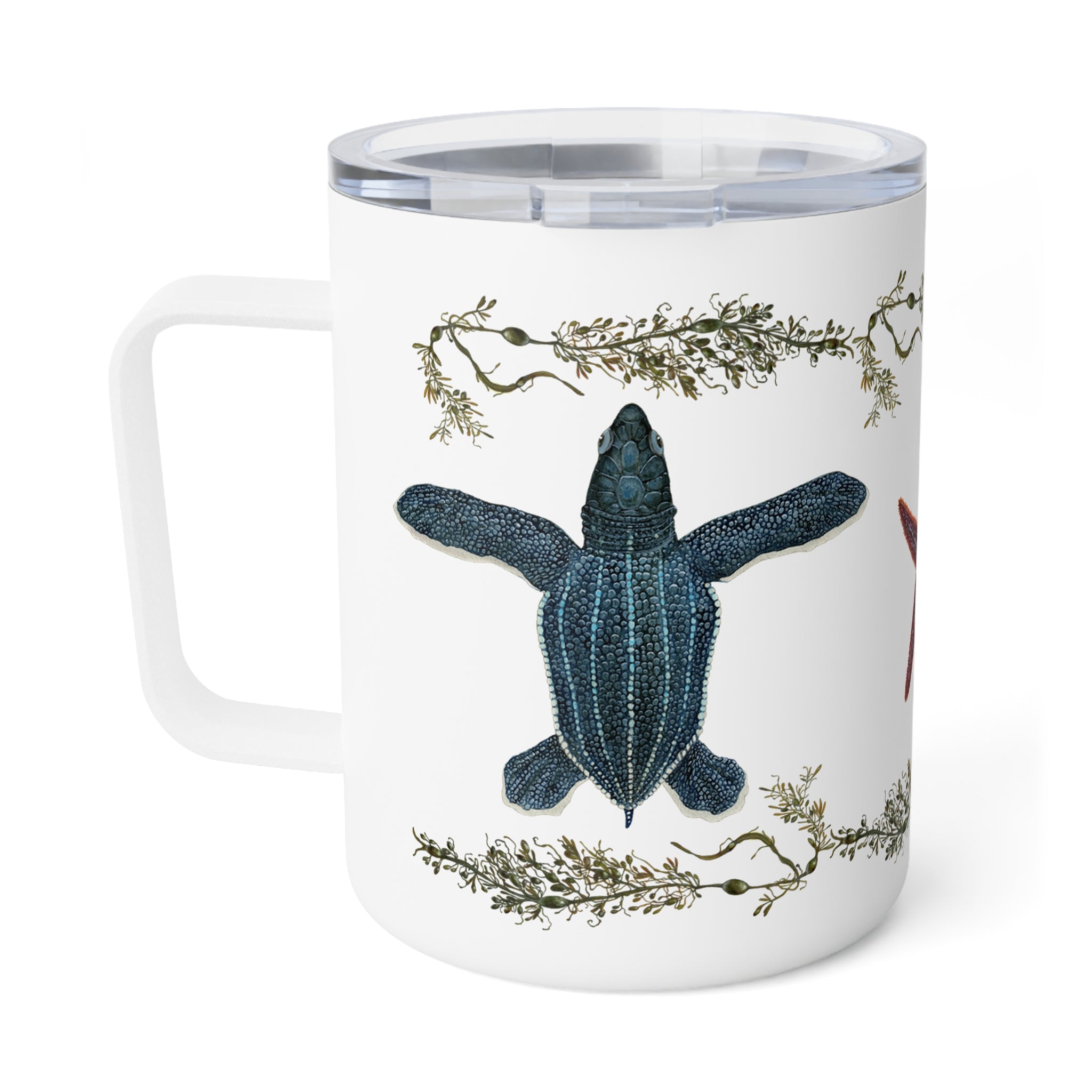 Leatherback Sea Turtle Steel Insulated Mug, 10oz