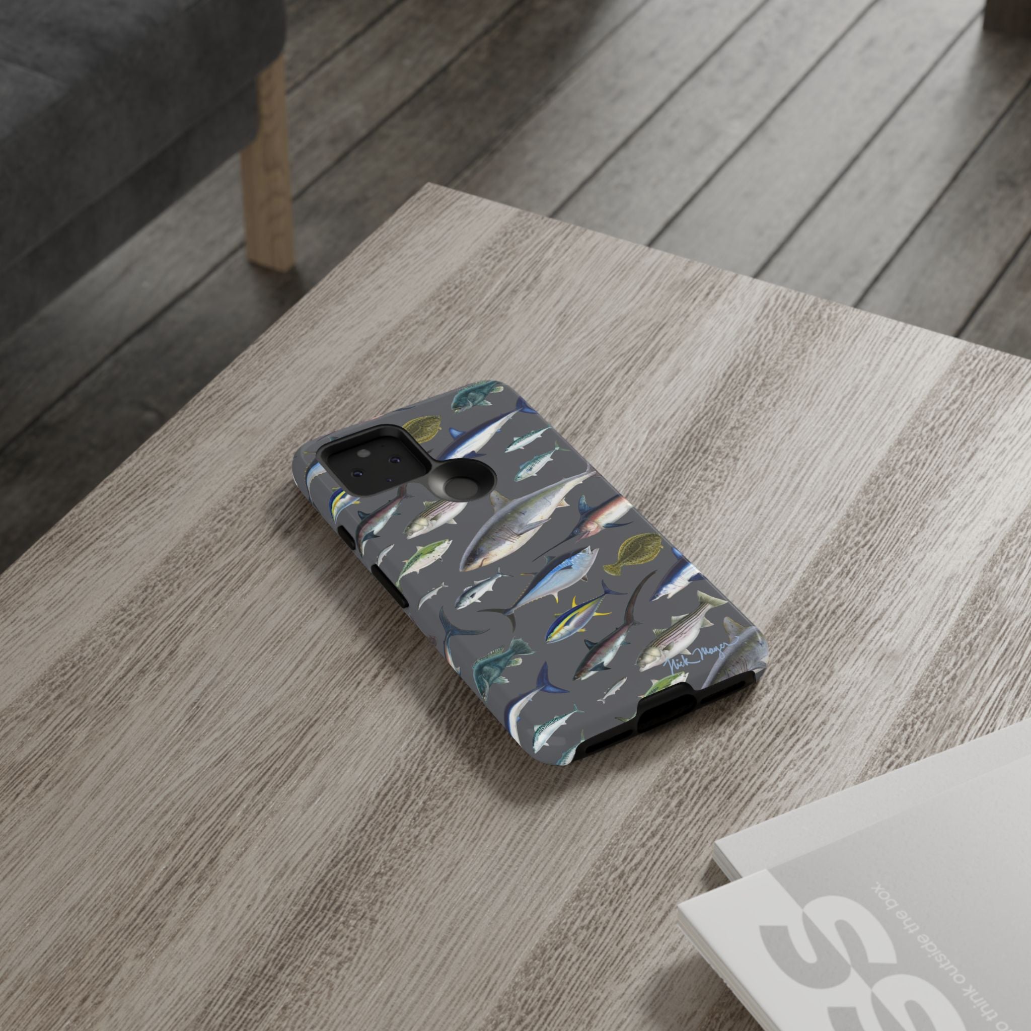 New England Offshore Fish Grey Phone Case, NEW!  (Samsung)