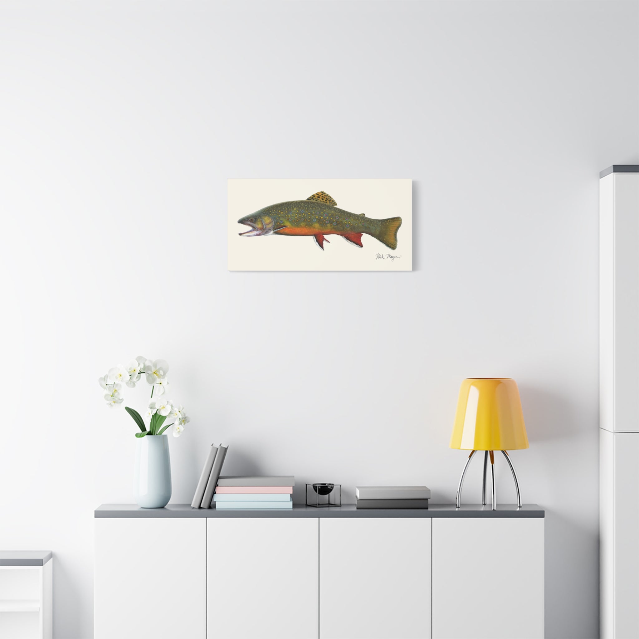 Beaver Pond Brook Trout Canvas Print