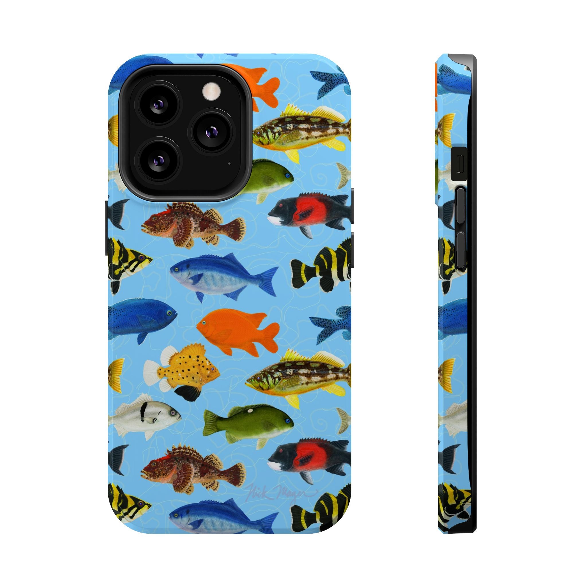NEW California Fish Blue MagSafe iPhone Case