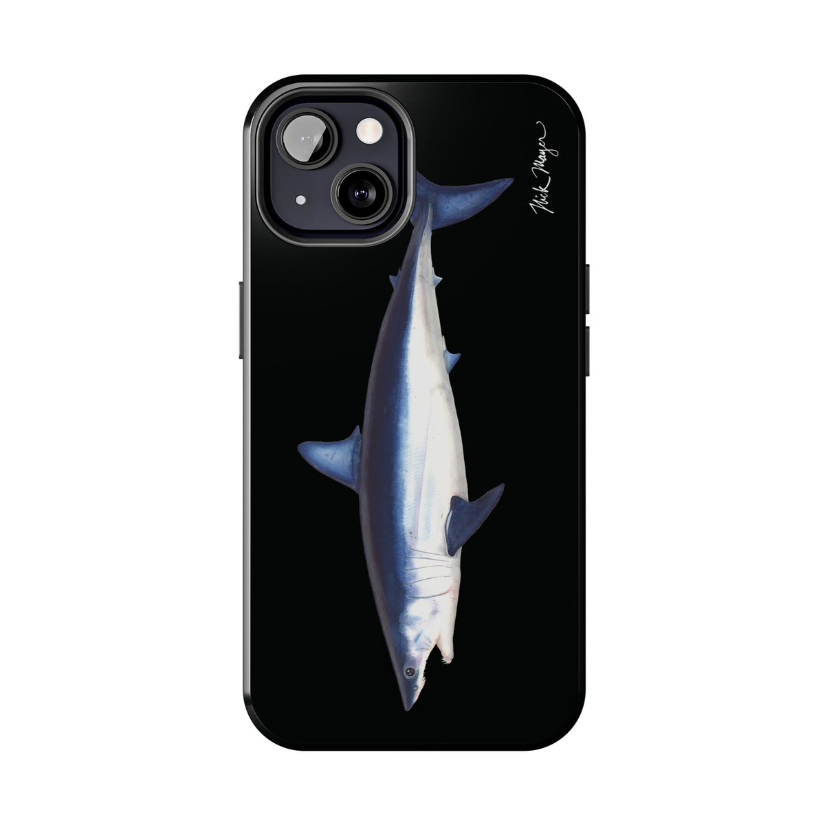 Mako Shark Black iPhone Case Printify