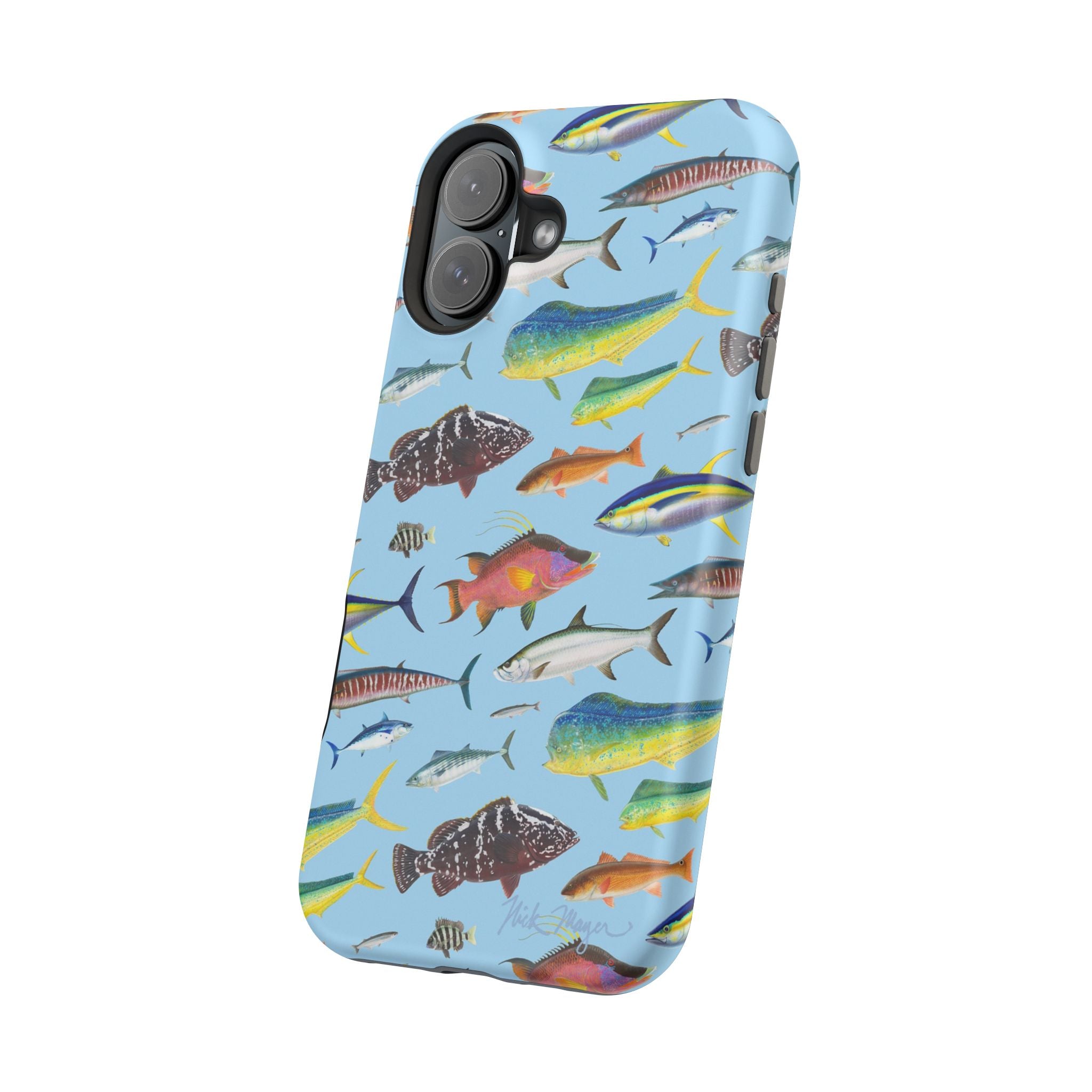 Southern Offshore Fish Blue MagSafe iPhone Case