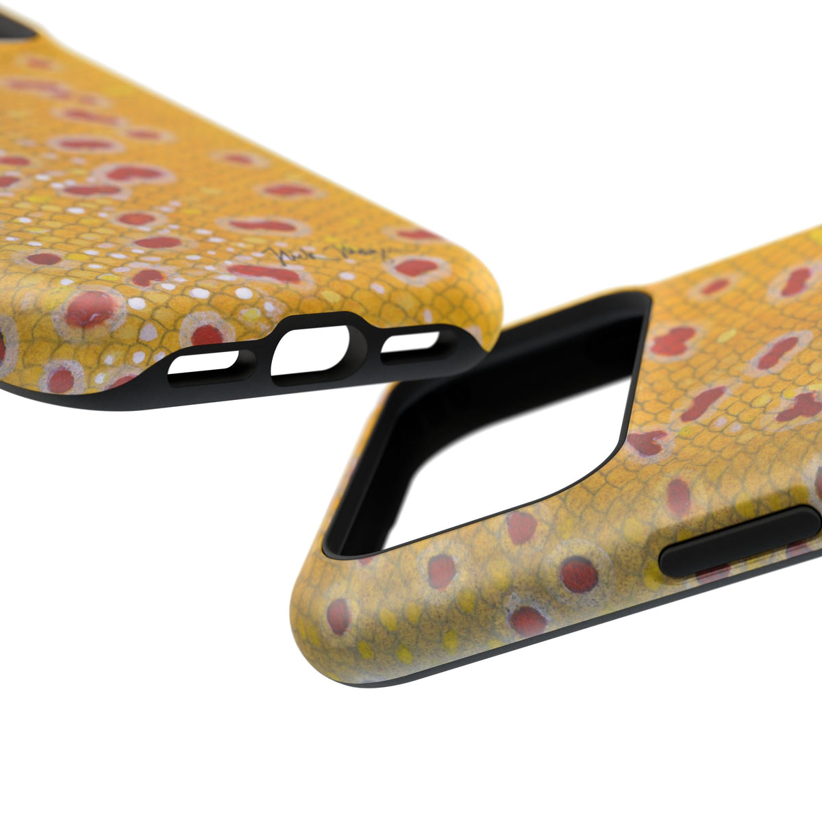 Brown Trout 3 Skin MagSafe iPhone Case Printify