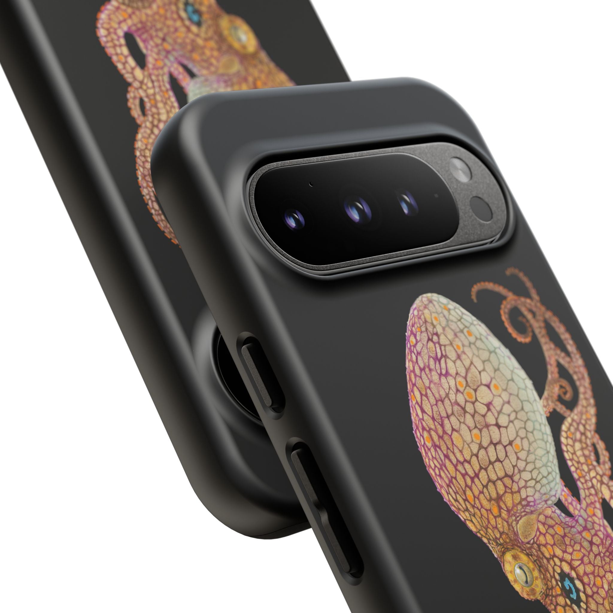 Two Spot Octopus Black Phone Case (Samsung)