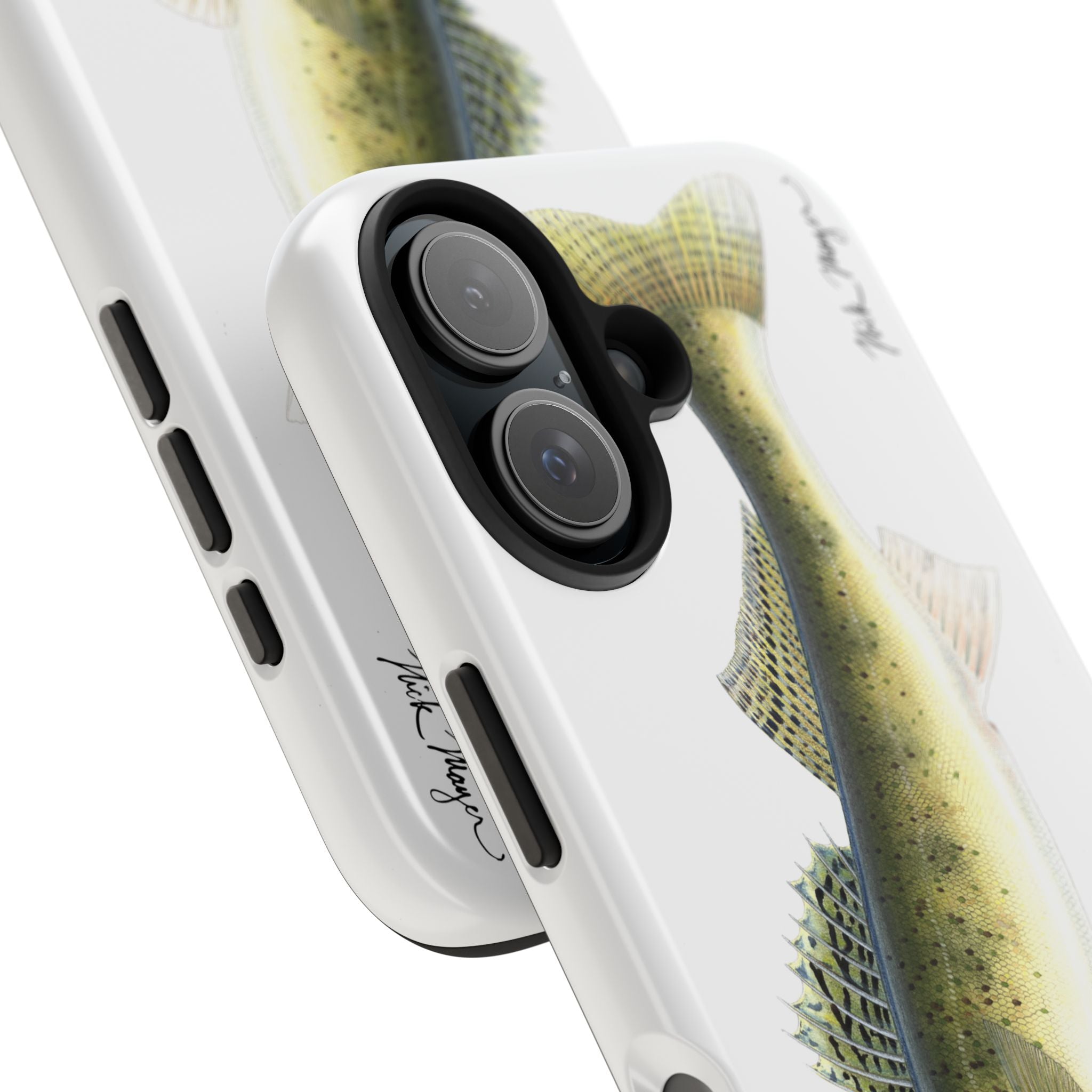 Walleye White Phone Case (iPhone)