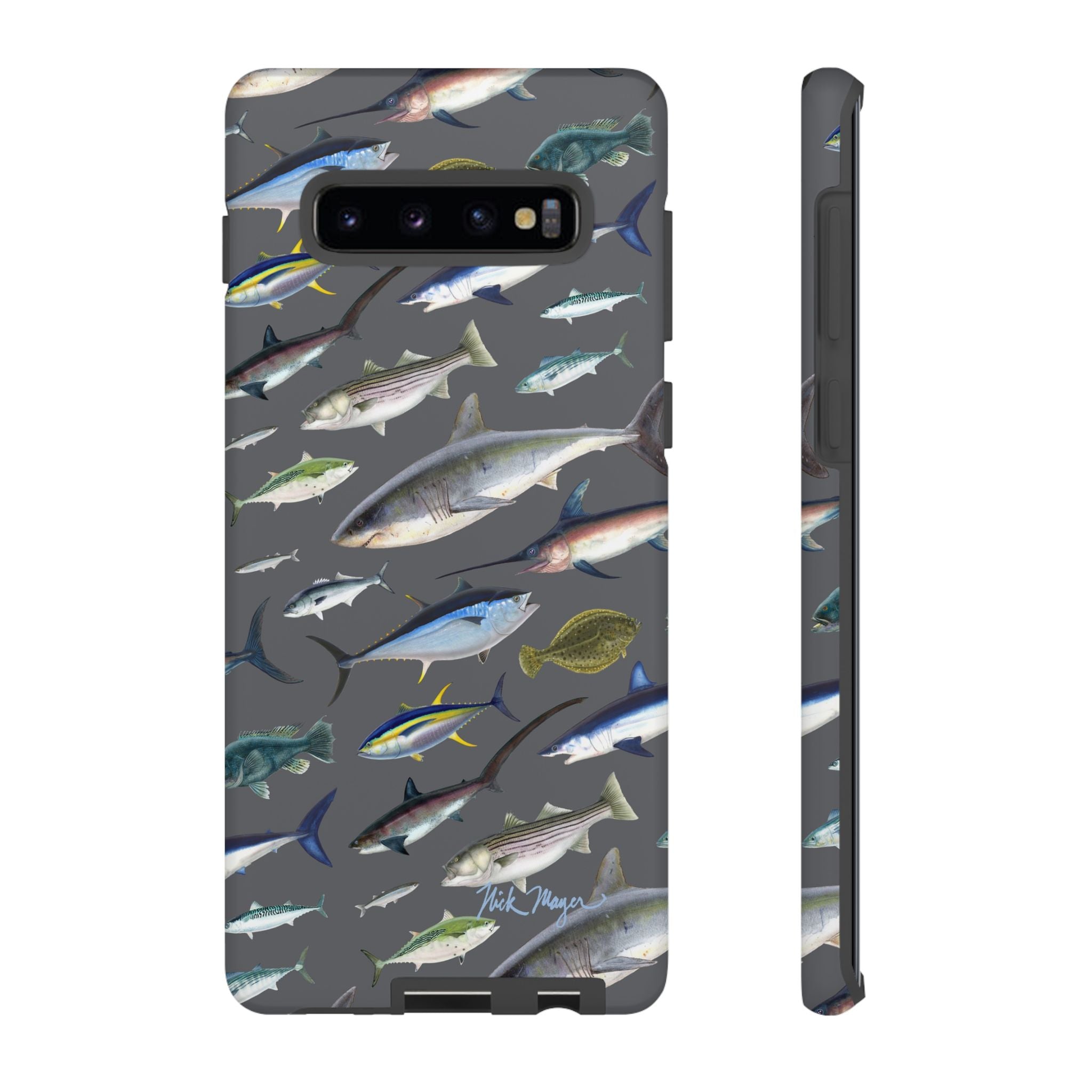 New England Offshore Fish Grey Phone Case, NEW!  (Samsung)