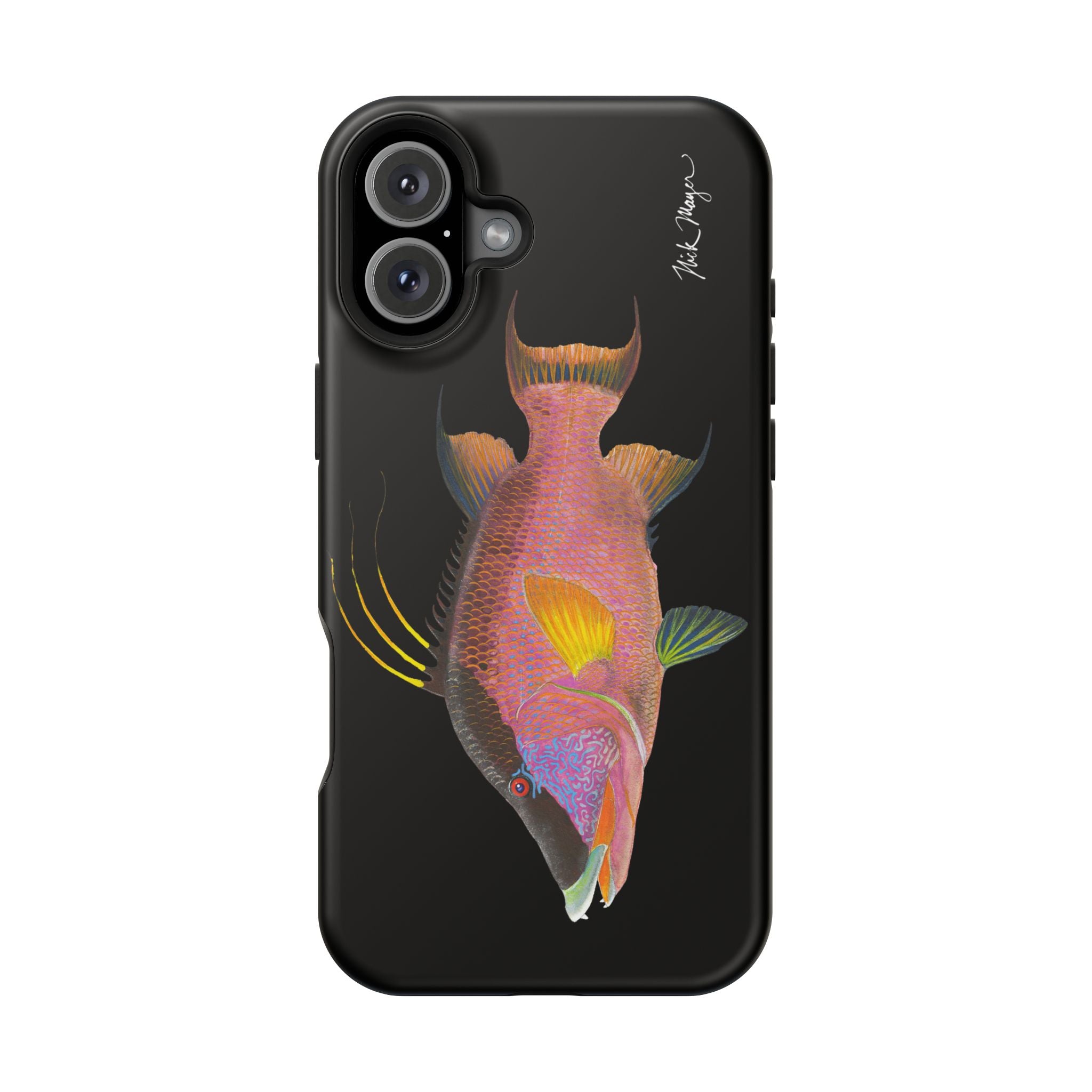 Hogfish MagSafe Black iPhone Case Printify