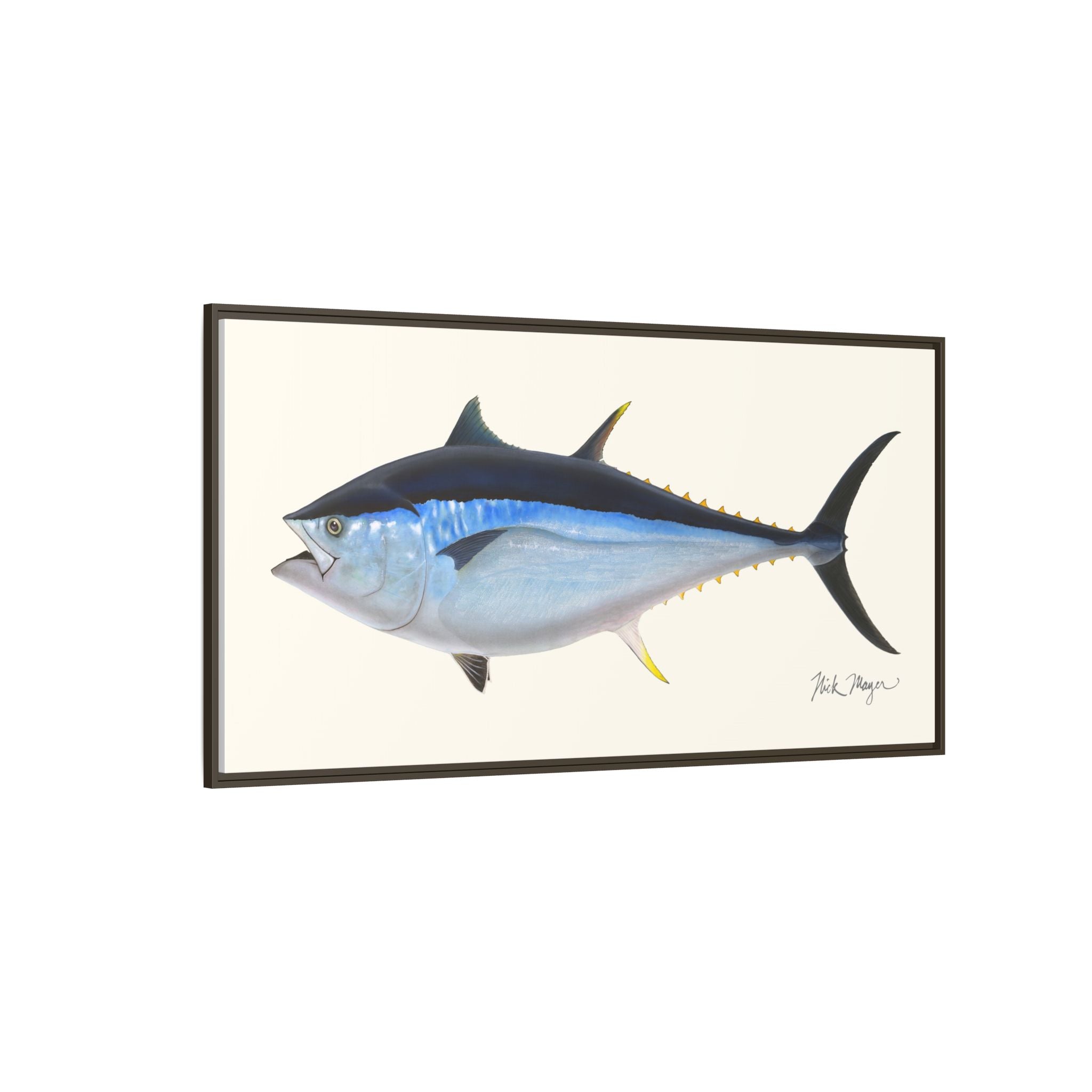 Giant Bluefin Tuna 2 Framed Canvas Print