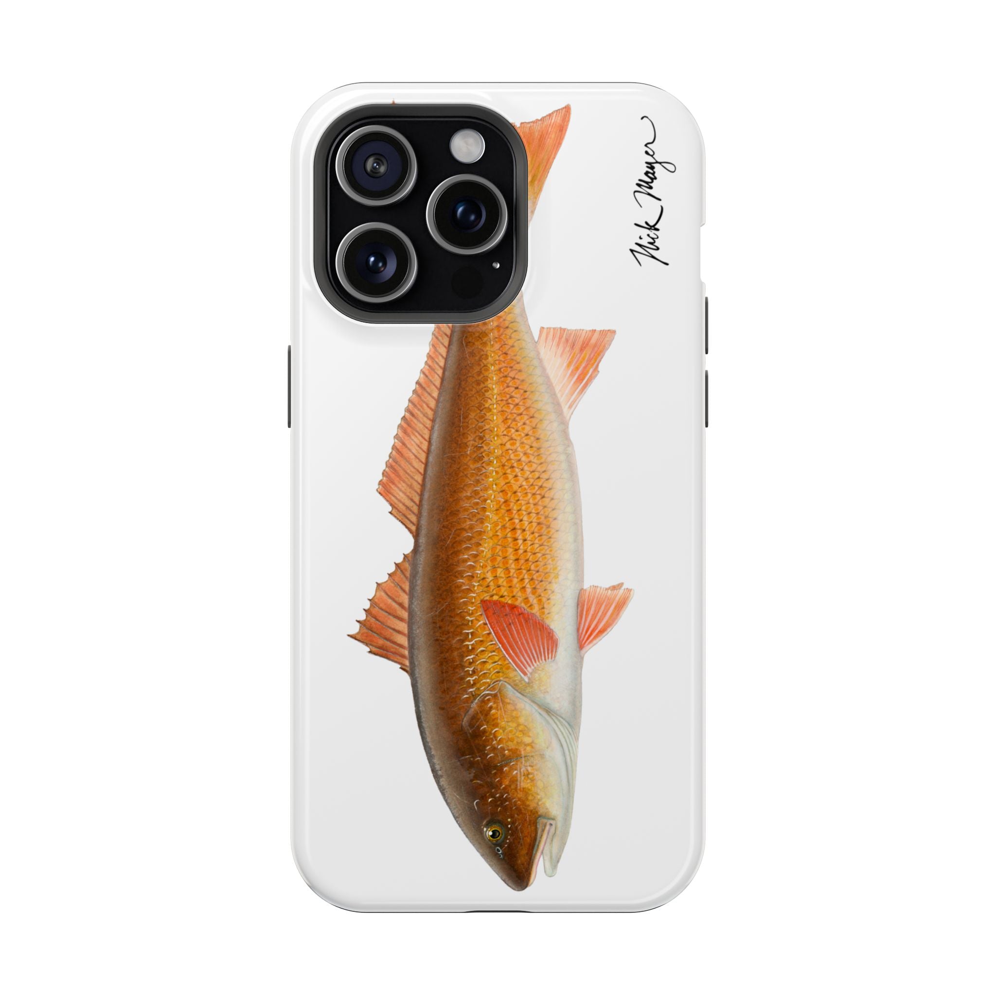 Redfish MagSafe White iPhone Case