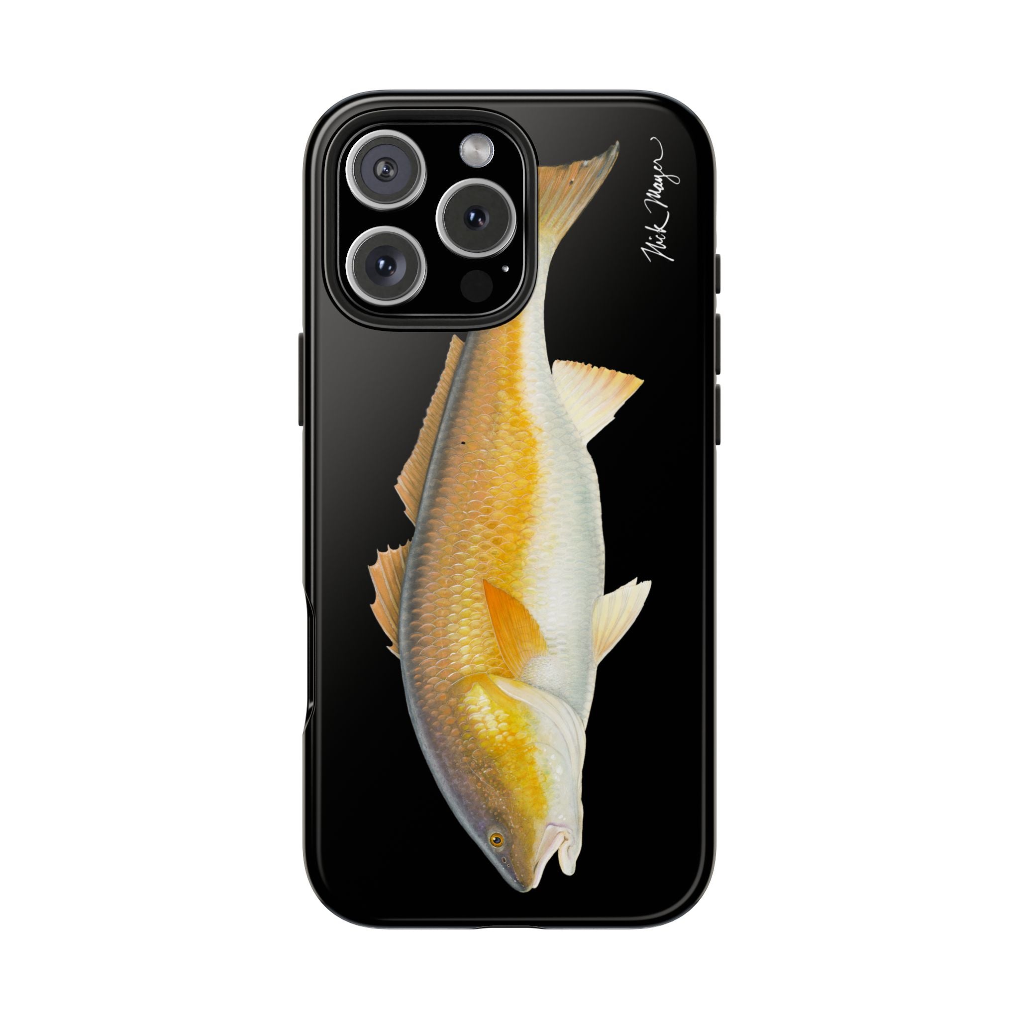 Bull Redfish Black Phone Case (iPhone)