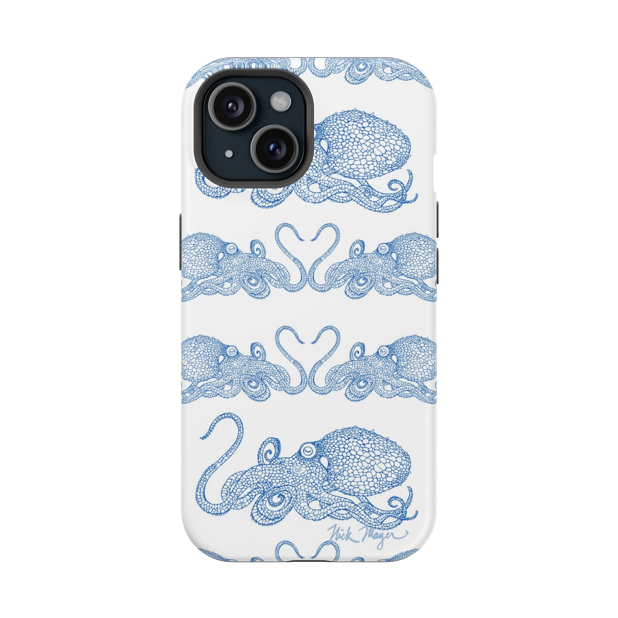 Blue Octopus 1 MagSafe iPhone Case
