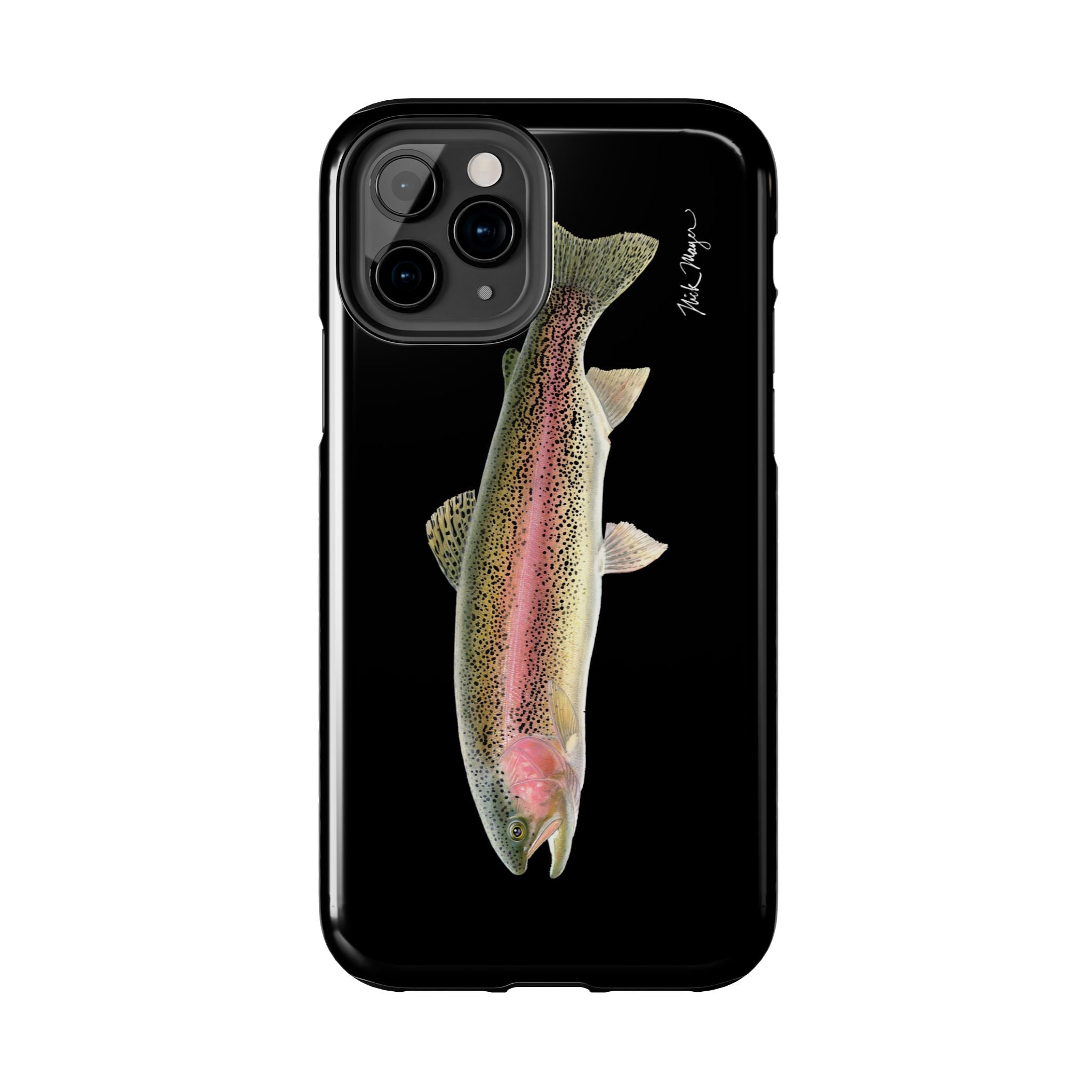 Rainbow Trout Black Phone Case (iPhone)
