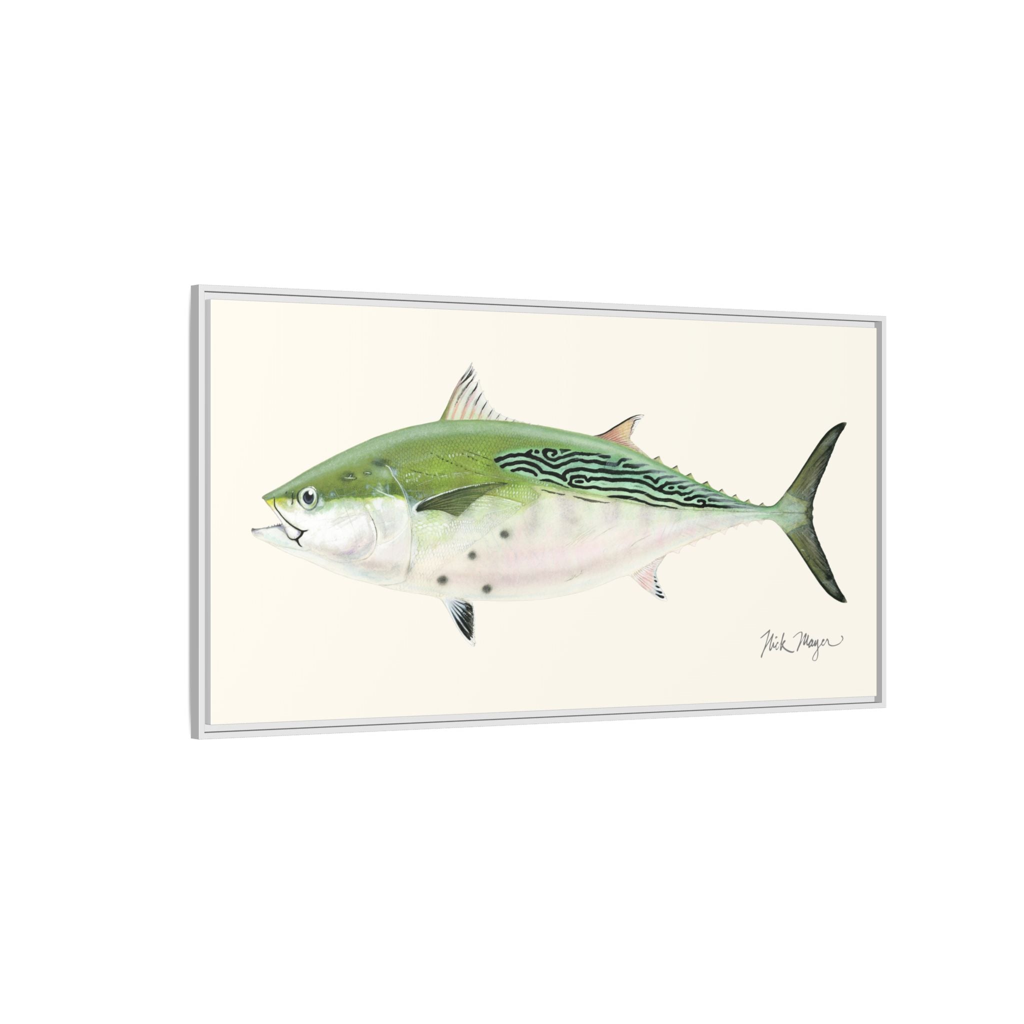 Albie Framed Canvas Print