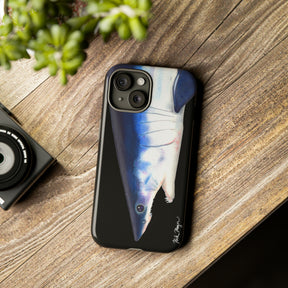 Mako Shark Face Black  iPhone 15 Case