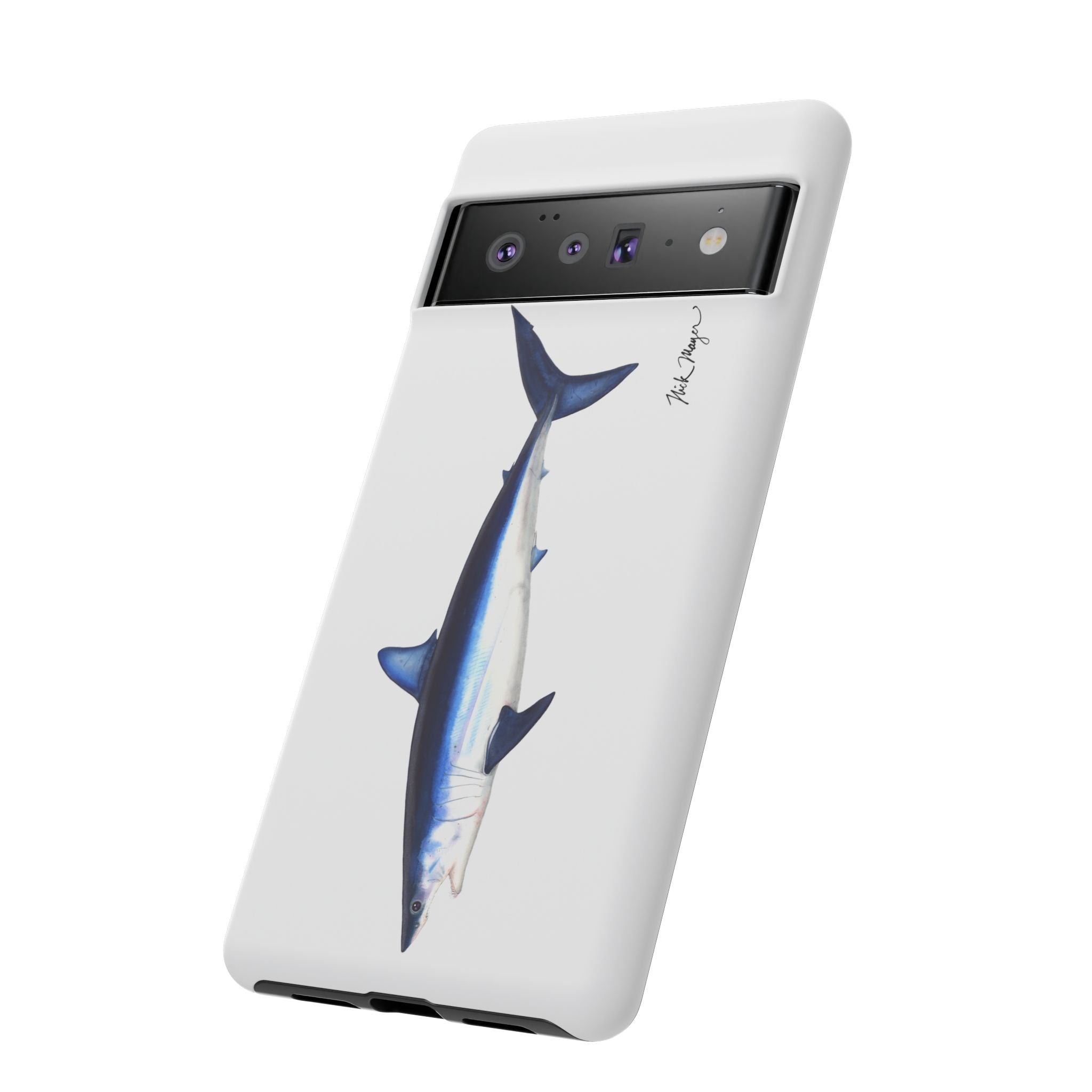Mako Shark White Phone Case (Samsung)