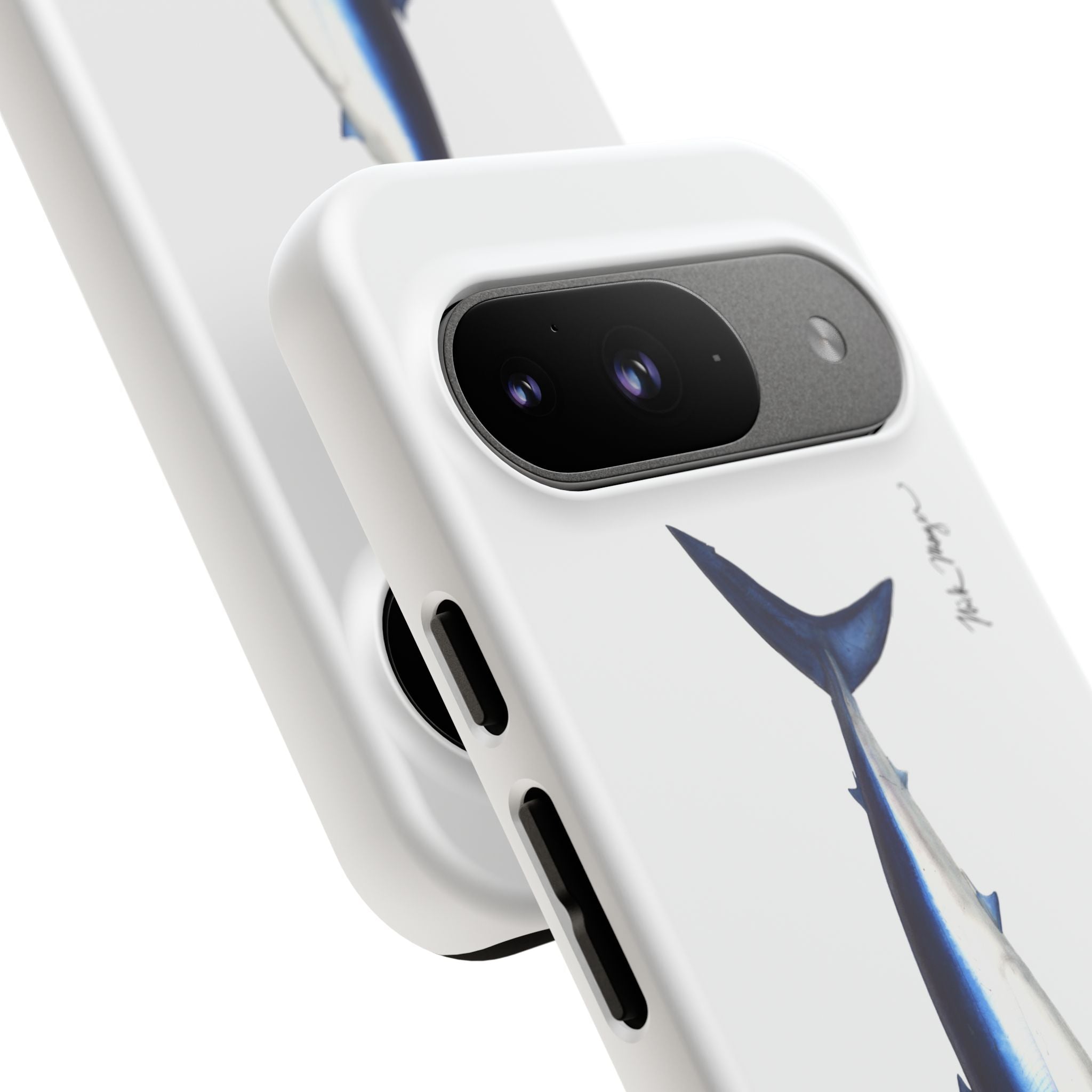 Mako Shark White Phone Case (Samsung)