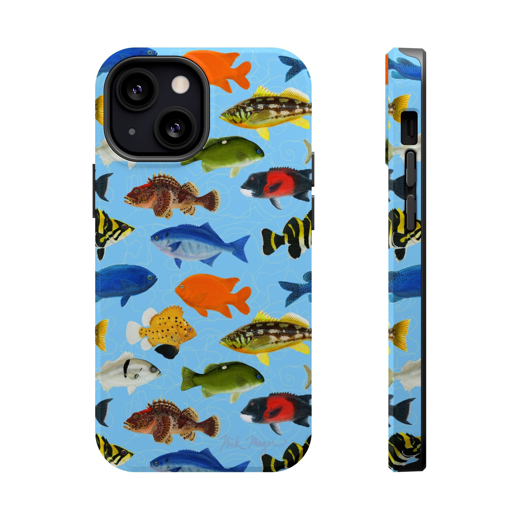NEW California Fish Blue MagSafe iPhone Case