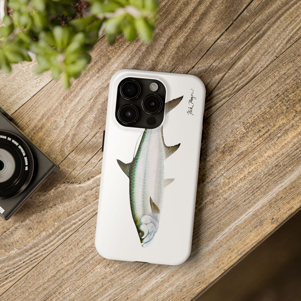 Tarpon White Phone Case (iPhone) Printify