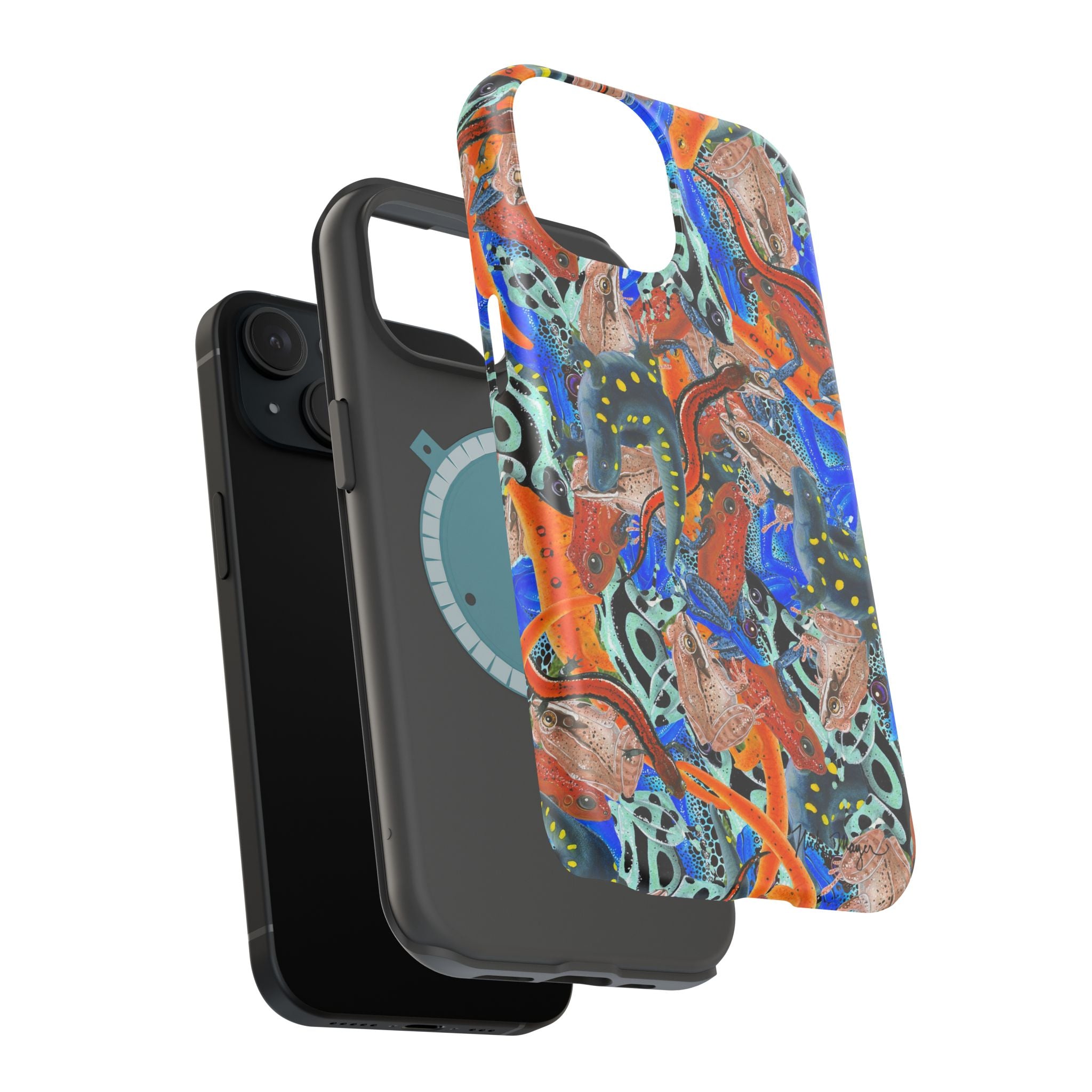 Frogs and Salamanders MagSafe iPhone Case