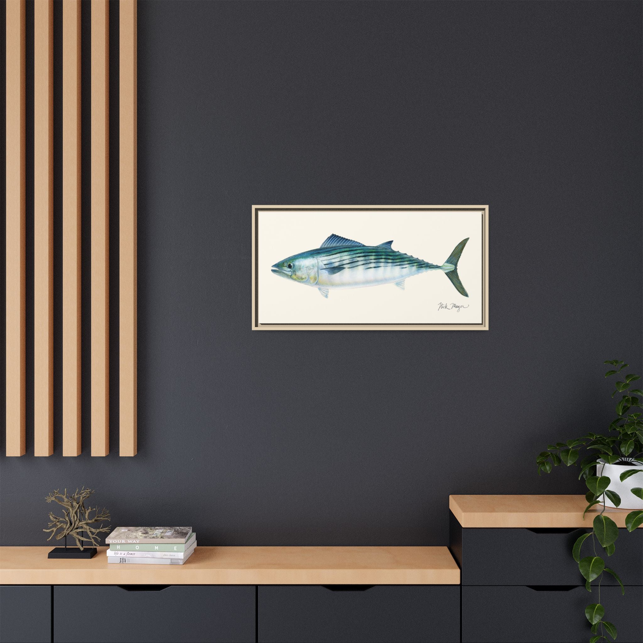 Bonito Framed Canvas Print Printify