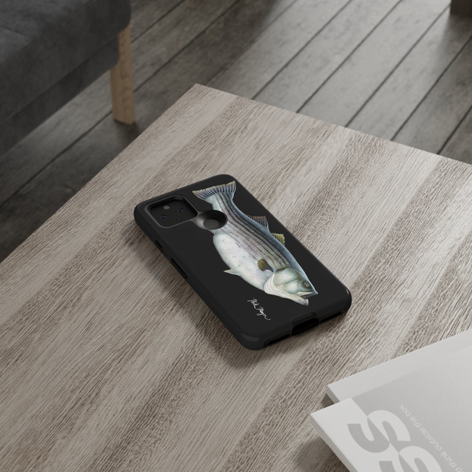 Cow Striper Phone Case (Samsung) - black