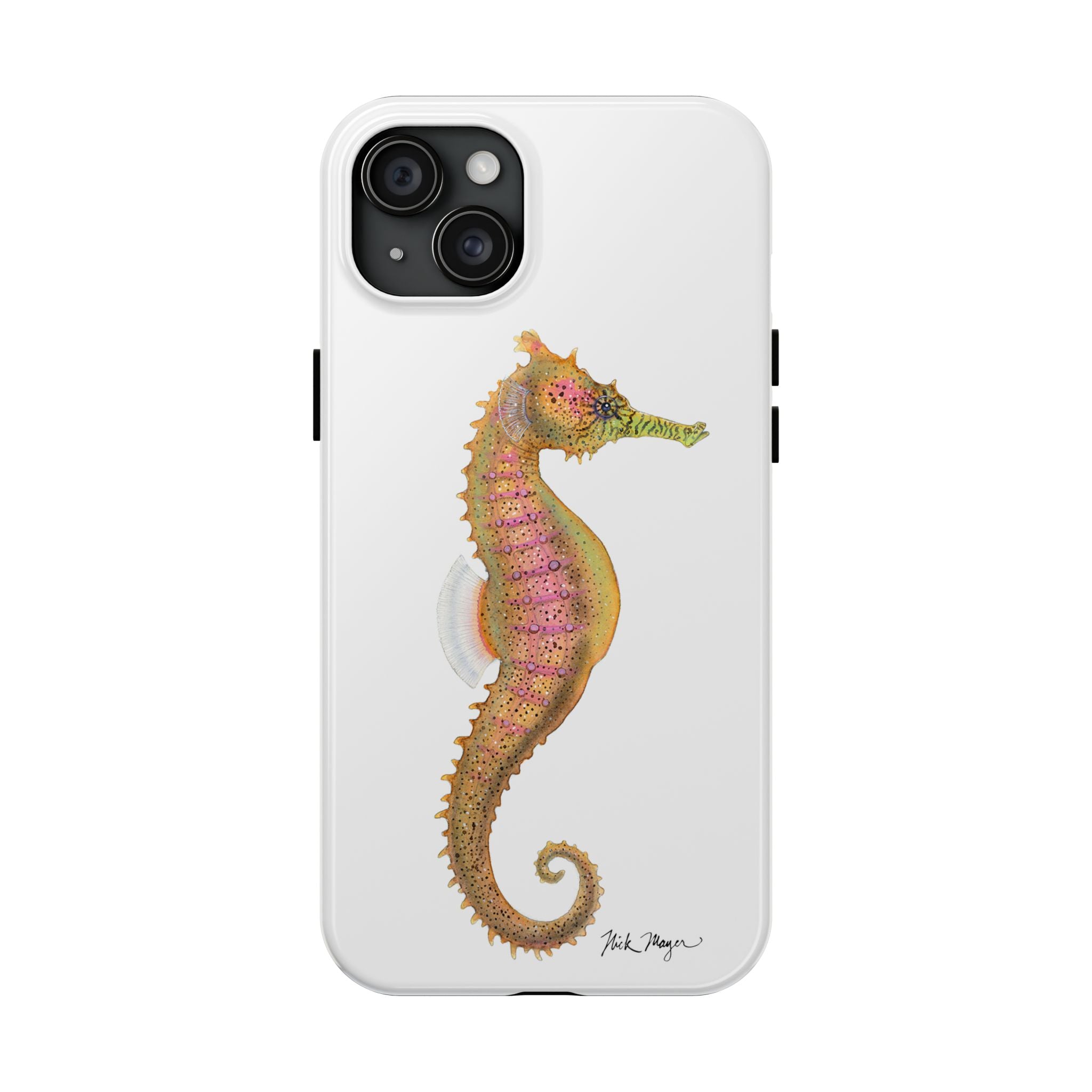 Pink Seahorse Phone Case (iPhone)