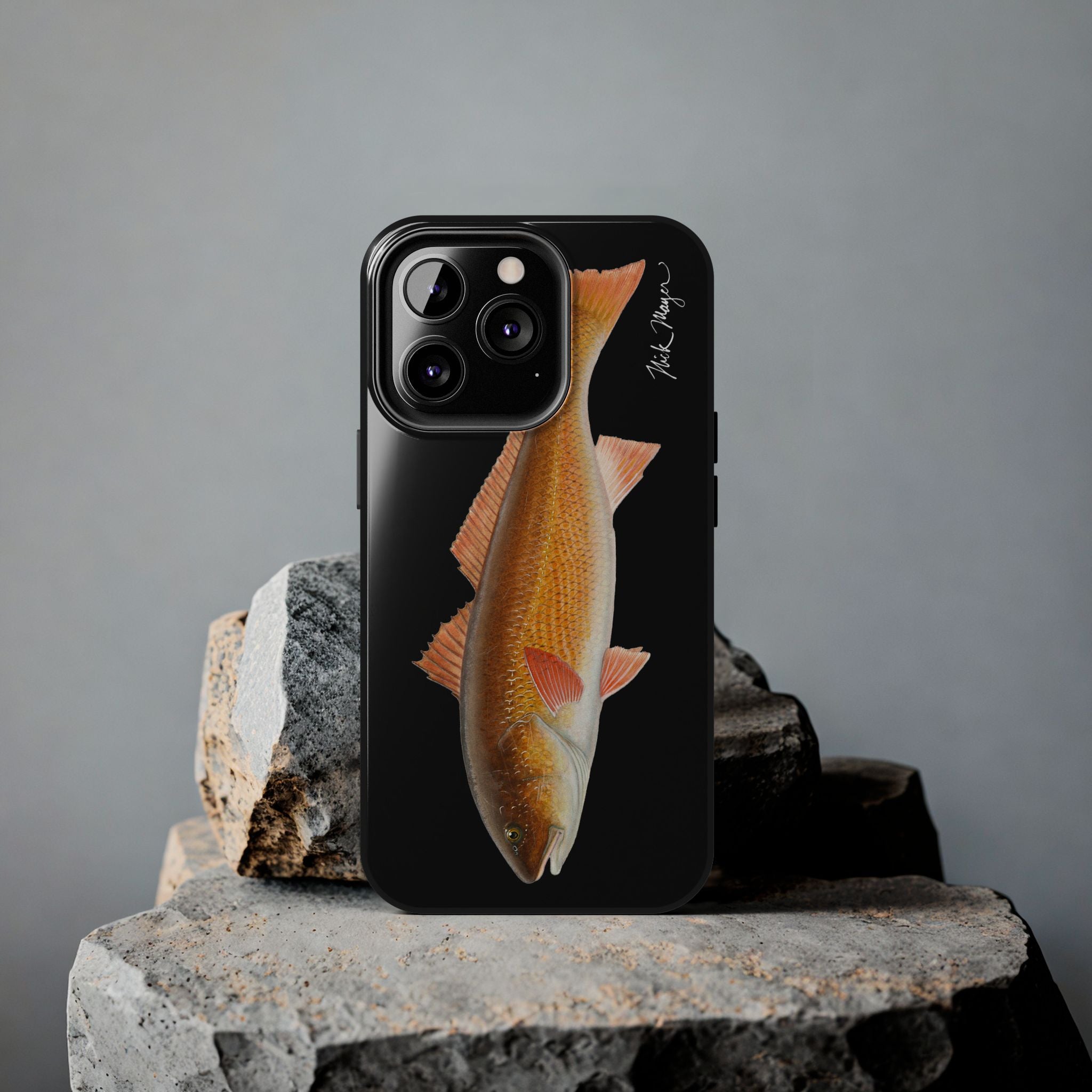 Redfish Black Phone Case (iPhone)