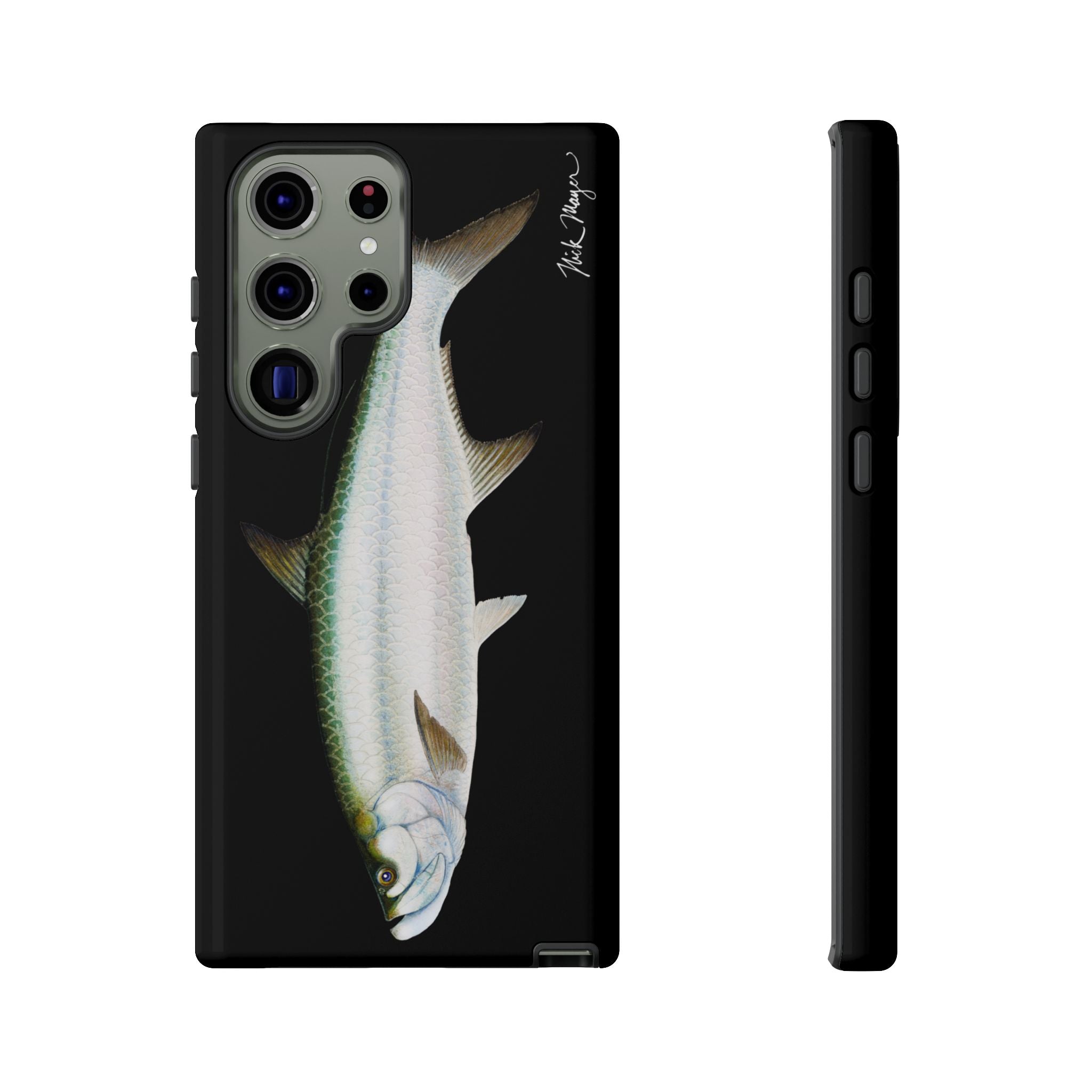 Tarpon Black Phone Case (Samsung) Printify