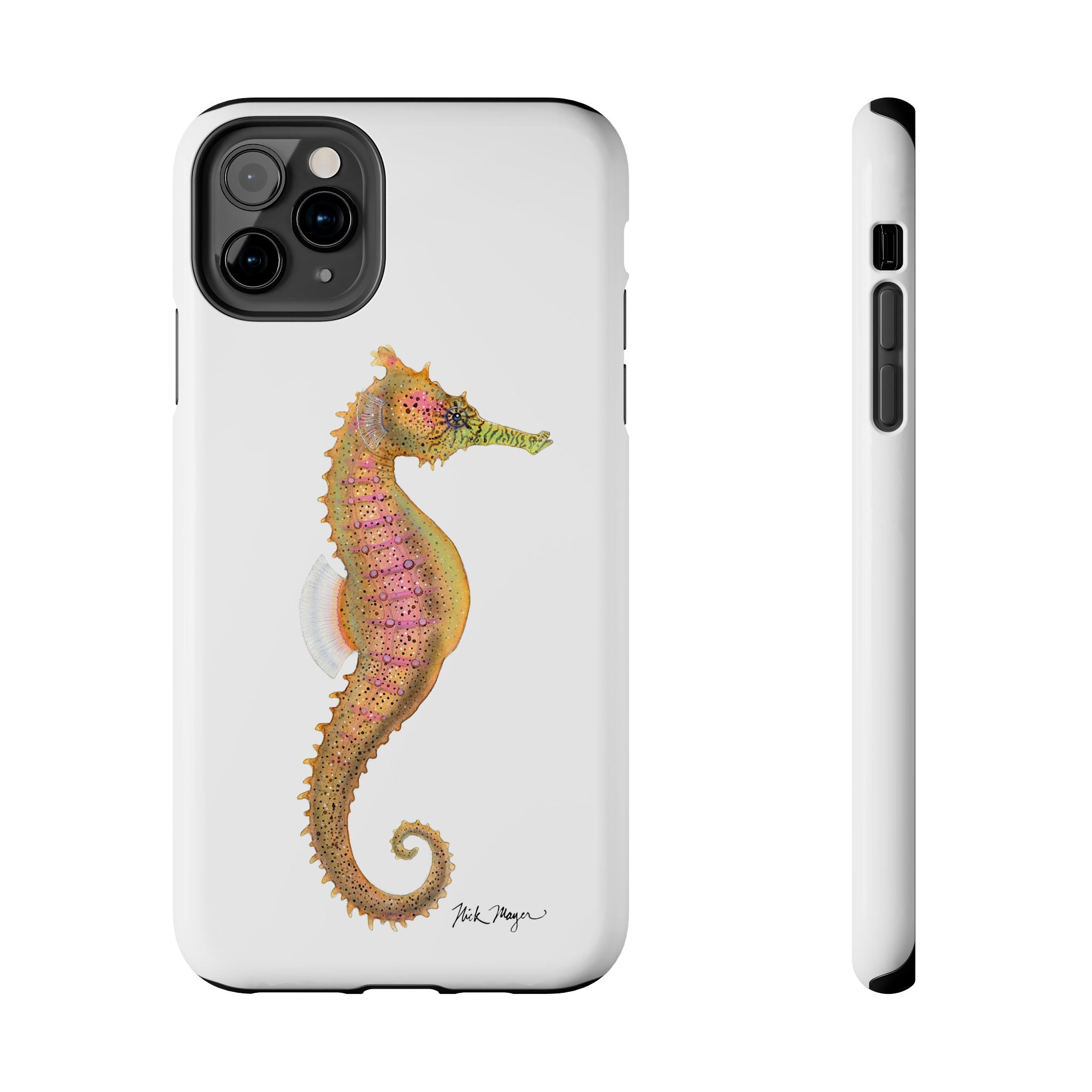 Pink Seahorse Phone Case (iPhone)