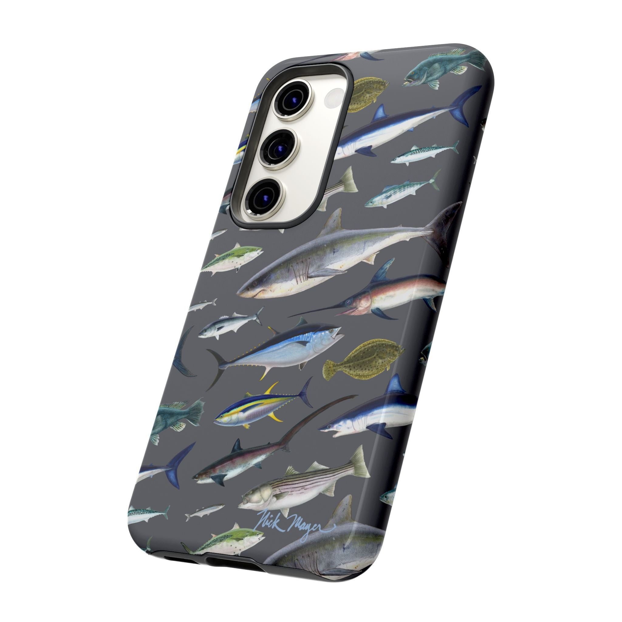 New England Offshore Fish Grey Phone Case, NEW!  (Samsung)