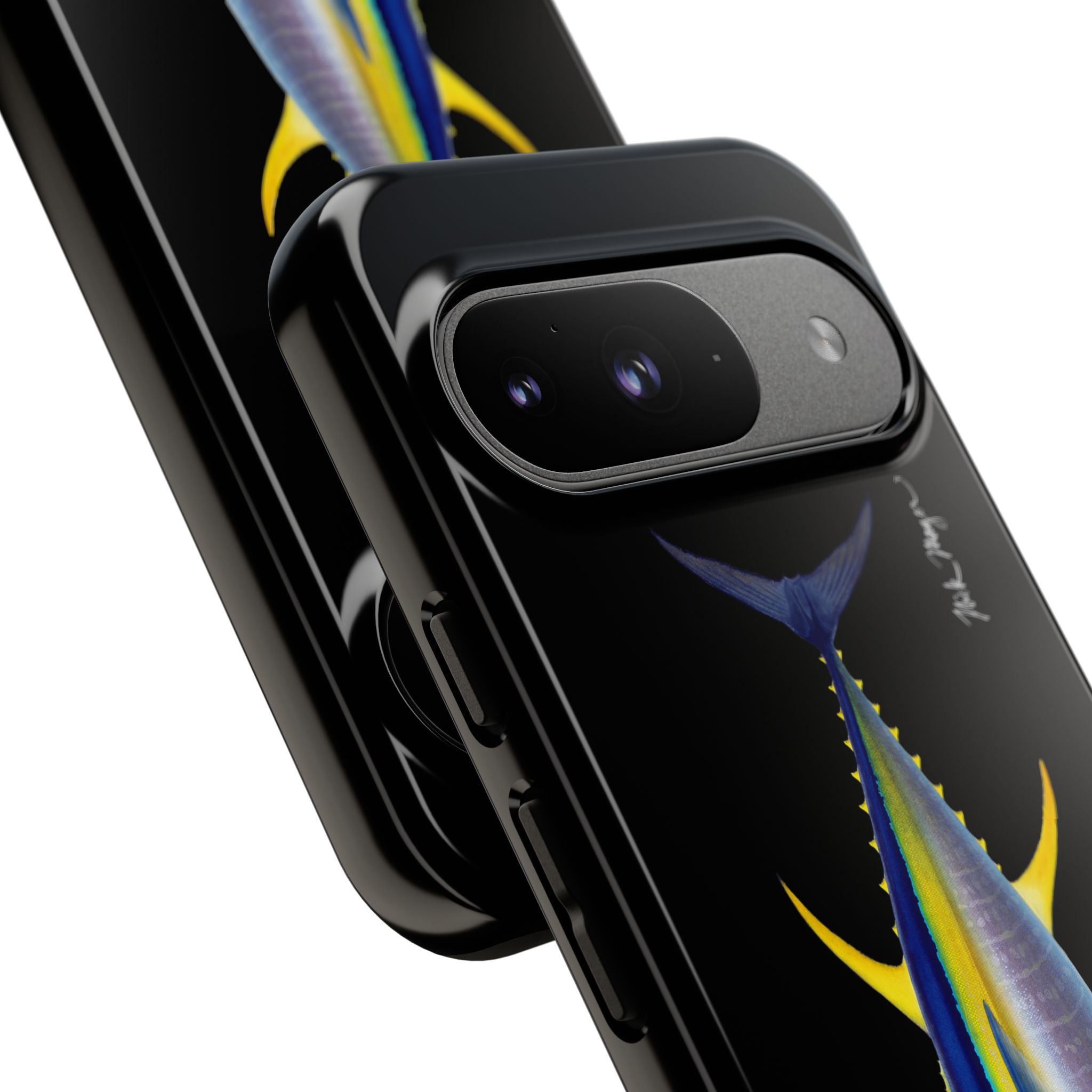 Yellowfin Tuna Black Phone Case (Samsung) Printify