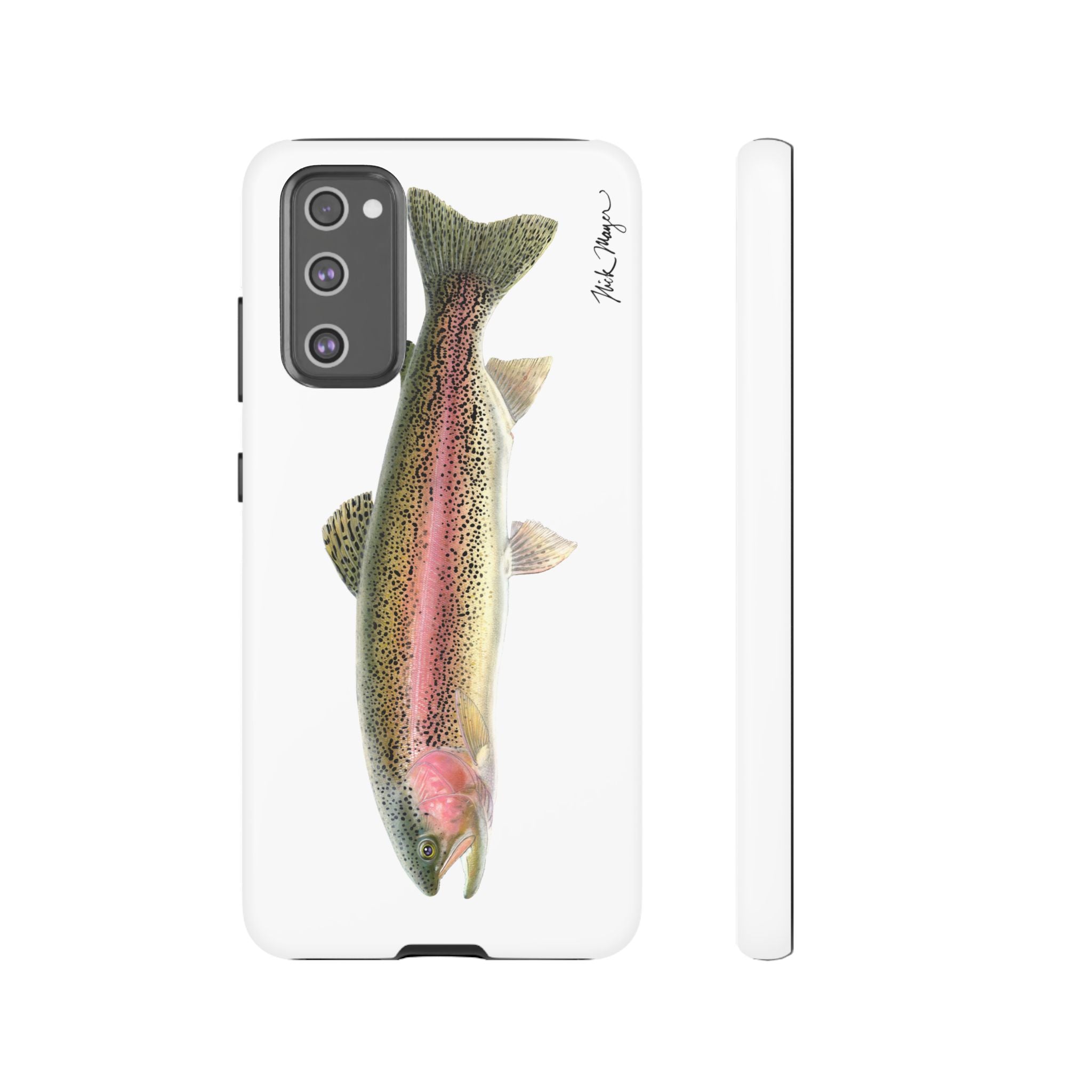 Rainbow Trout White Phone Case (Samsung) Printify