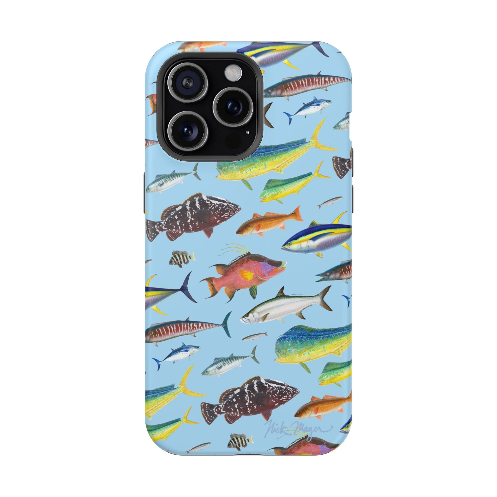 Southern Offshore Fish Blue MagSafe iPhone Case