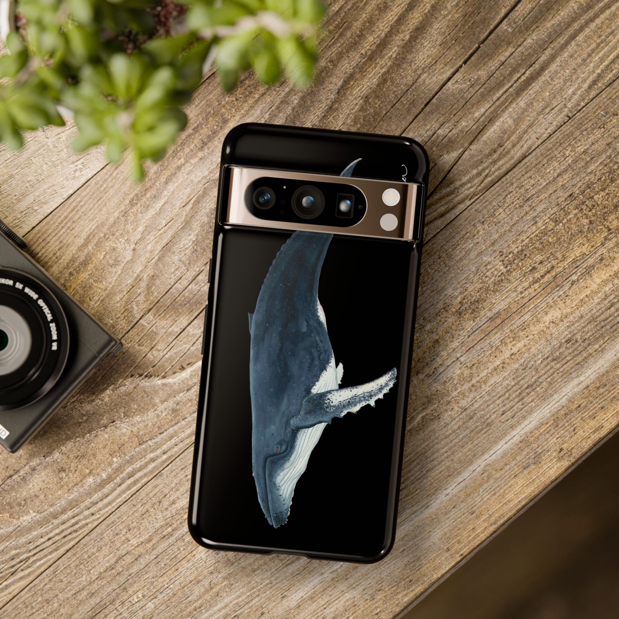 Humpback Black Phone Case (Samsung)