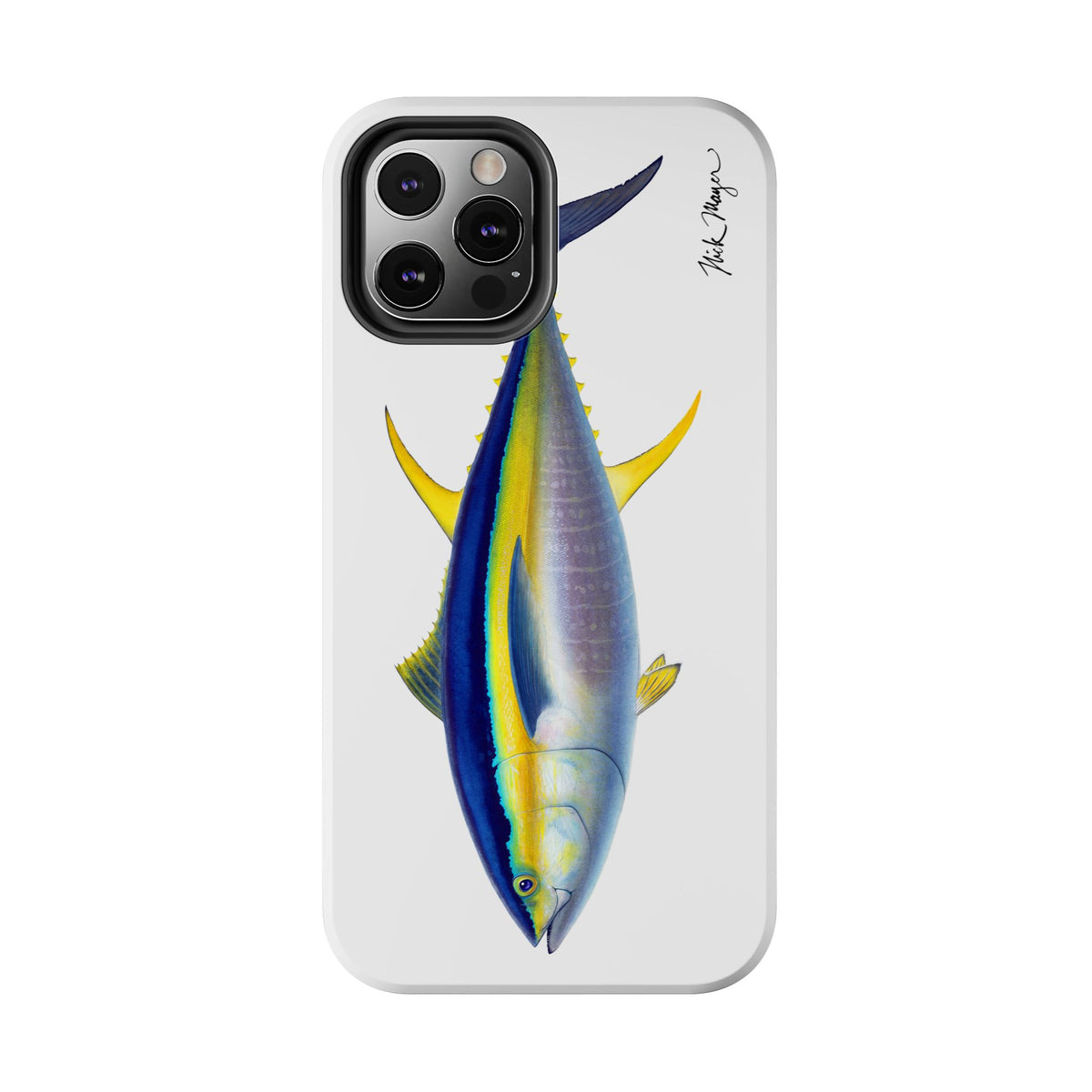 Yellowfin Tuna White Phone Case (iPhone) Printify
