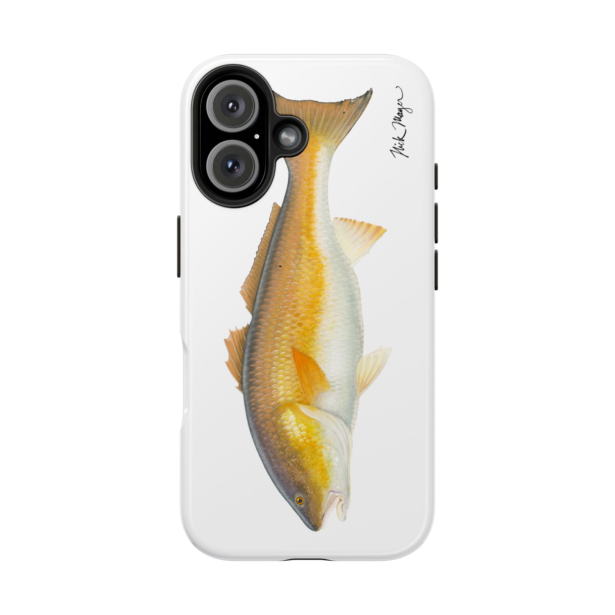 Bull Redfish White Phone Case (iPhone)