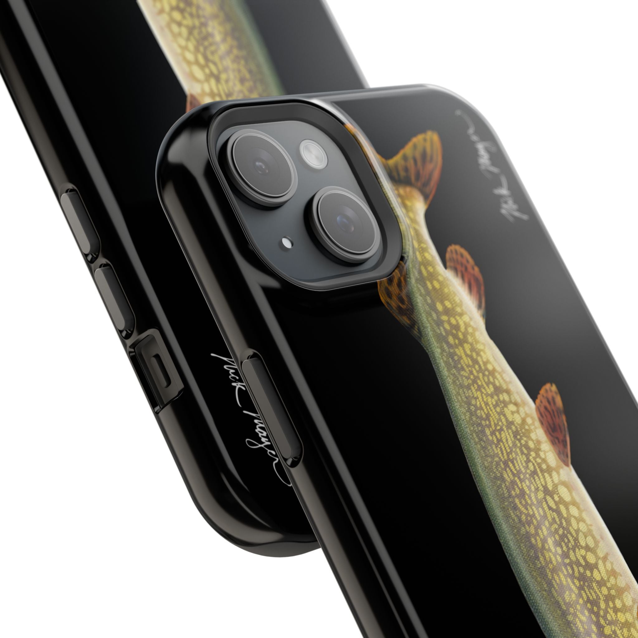 Northern Pike MagSafe Black iPhone Case Printify