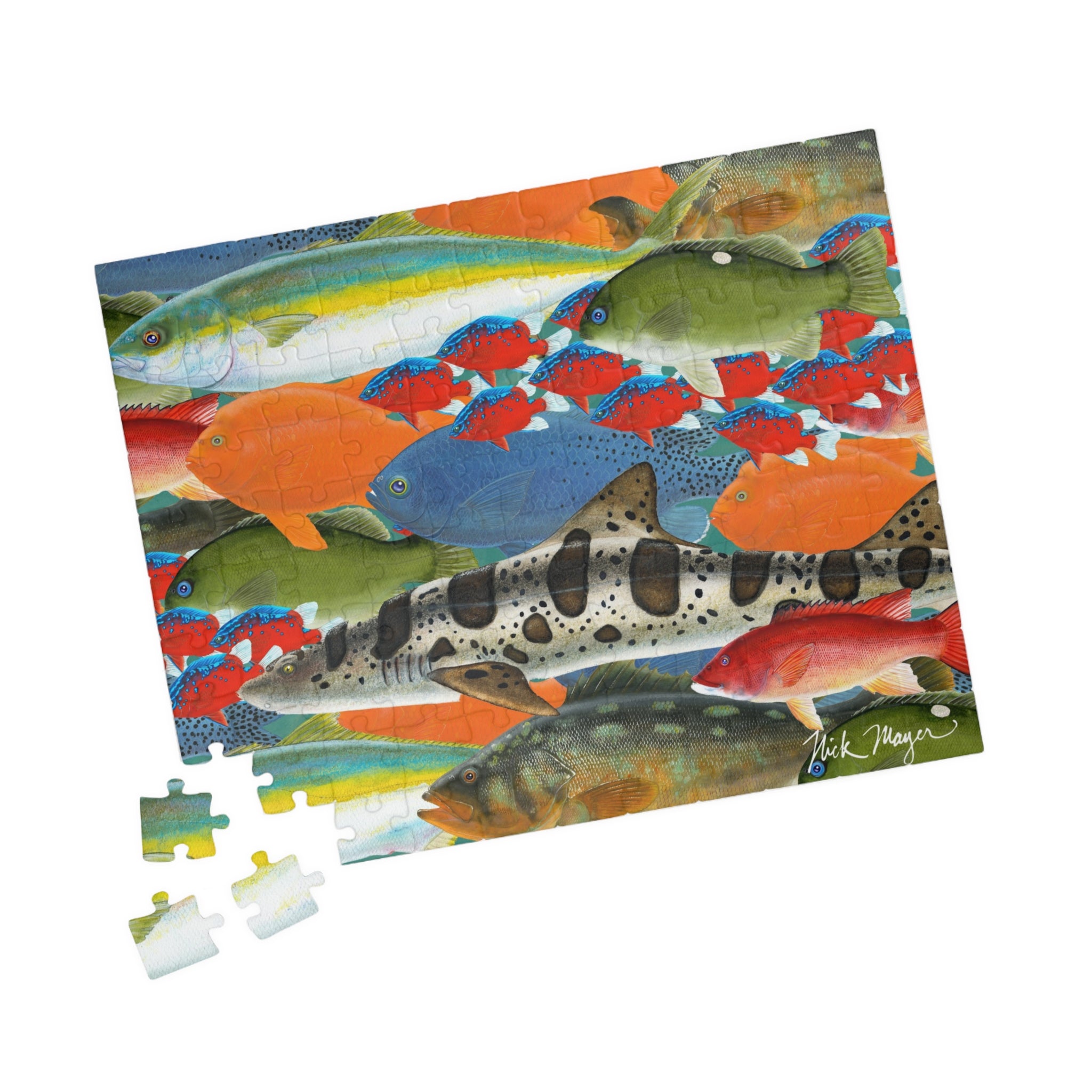 California Dive Fish Puzzle (110, 252, 520, 1014-piece)