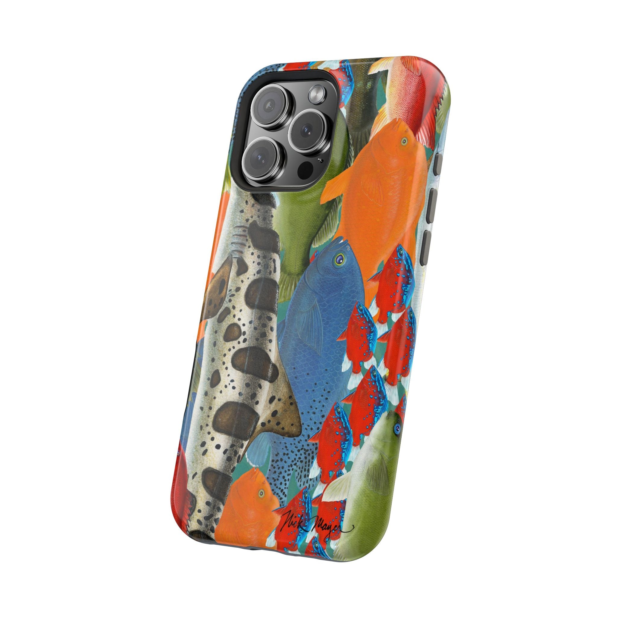 California Dive Fish MagSafe iPhone Case