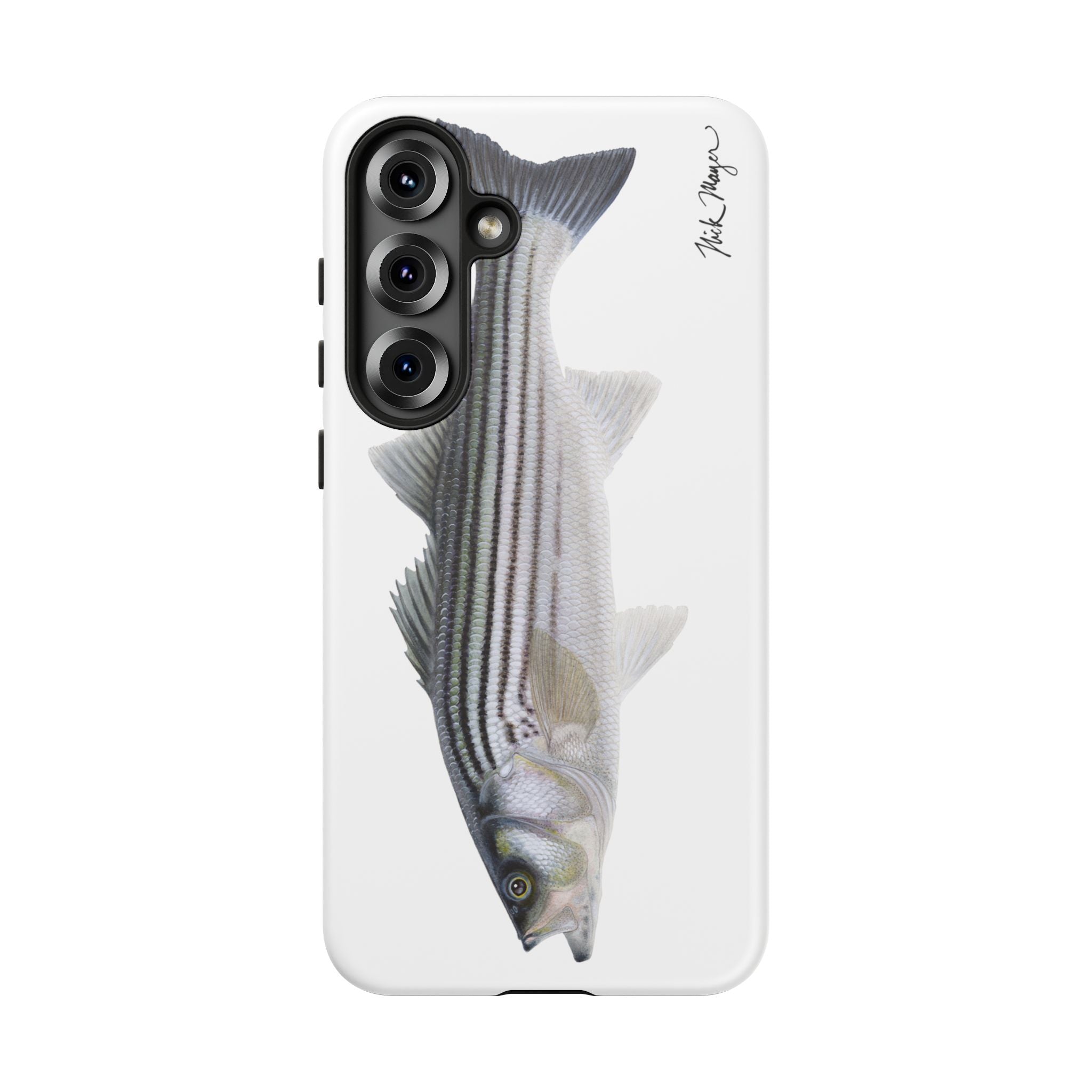 Schoolie Striper White Phone Case (Samsung) Printify