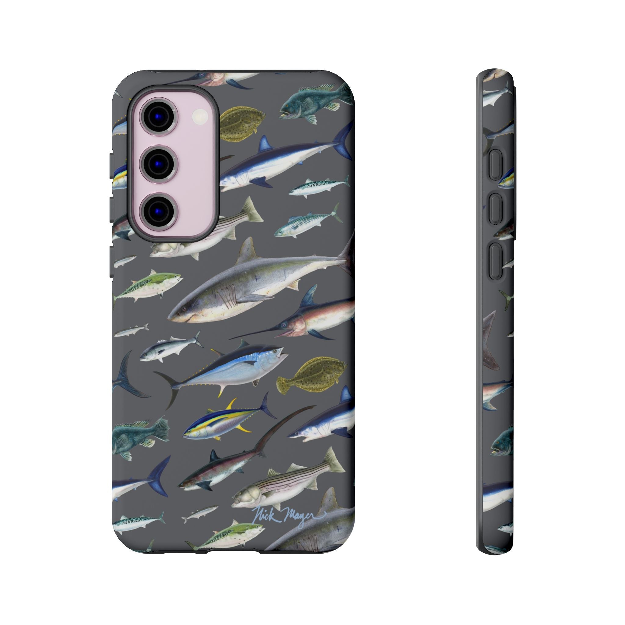 New England Offshore Fish Grey Phone Case, NEW!  (Samsung)