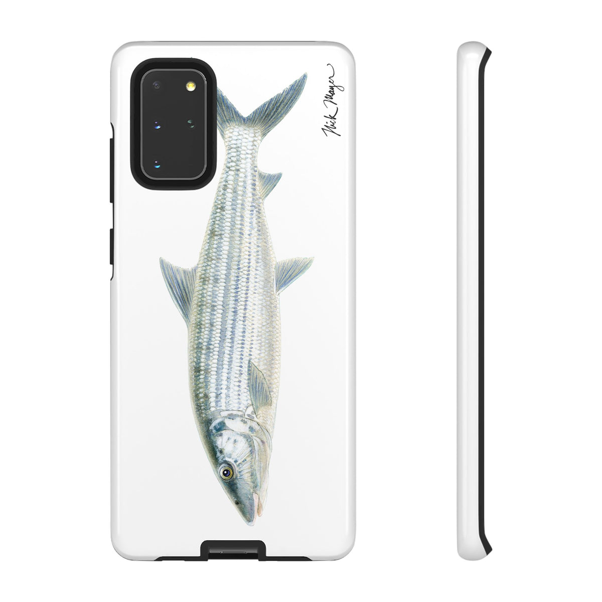 Bonefish White Phone Case (Samsung) Printify